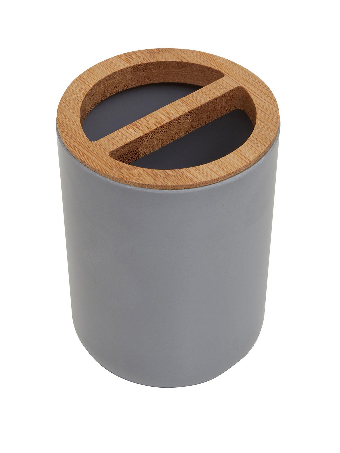 Interiors By Premier Canyon Grey Toothbrush Holder