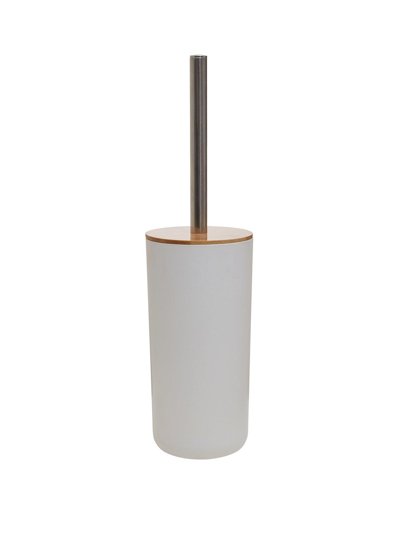Interiors By Premier Canyon White Toilet Brush Holder