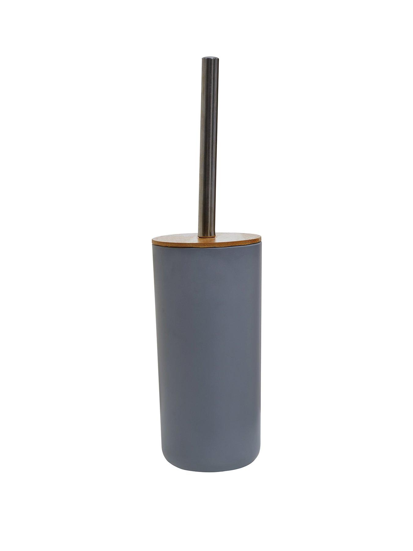 Interiors By Premier Canyon Grey Toilet Brush Holder