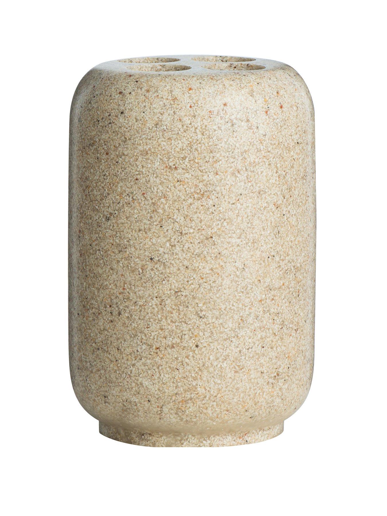 Interiors By Premier Canyon Natural Stone Effect Toothbrush Holder