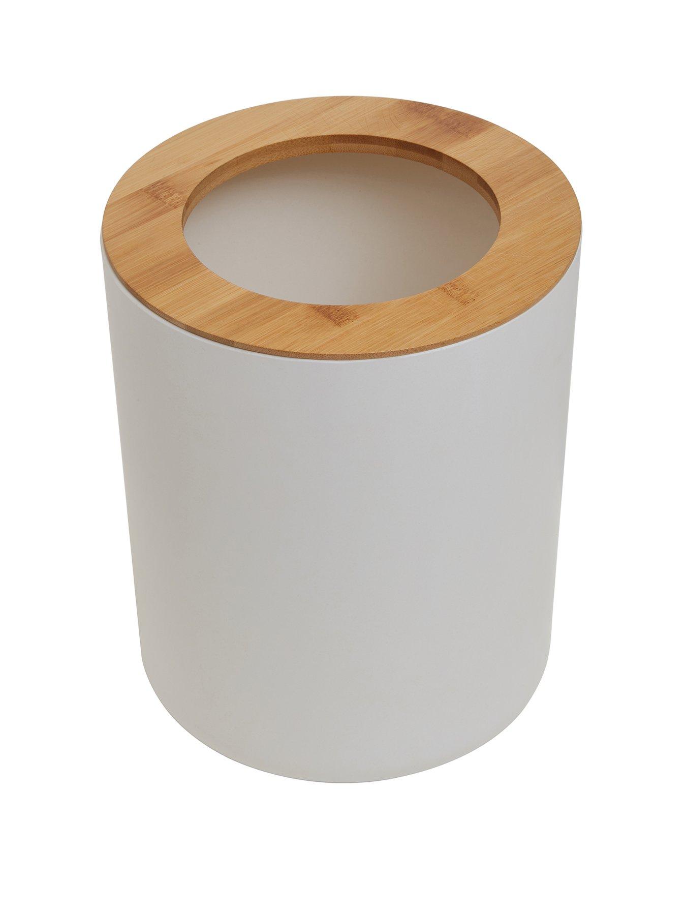 Interiors By Premier Canyon White Dust Bin