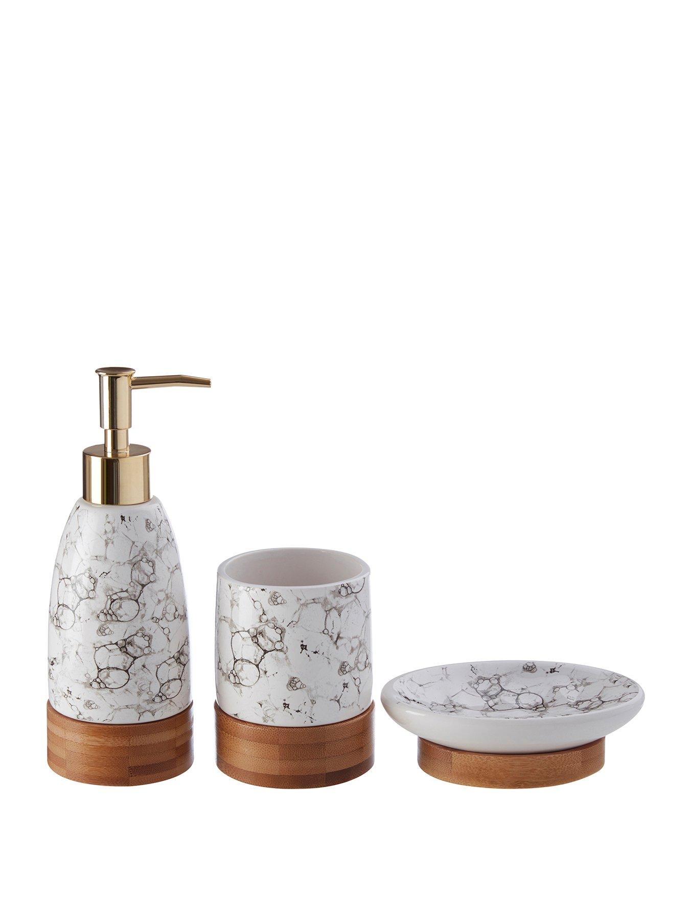 Interiors By Premier 3 Pc Bubble Print Bathroom Set