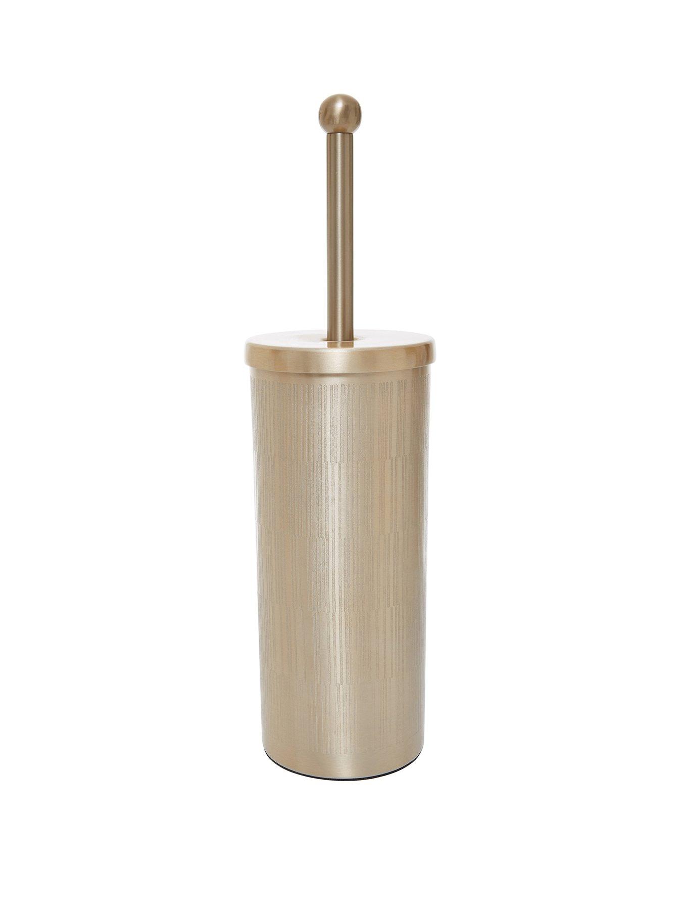 Interiors By Premier Allegra Champagne Finish Toilet Brush