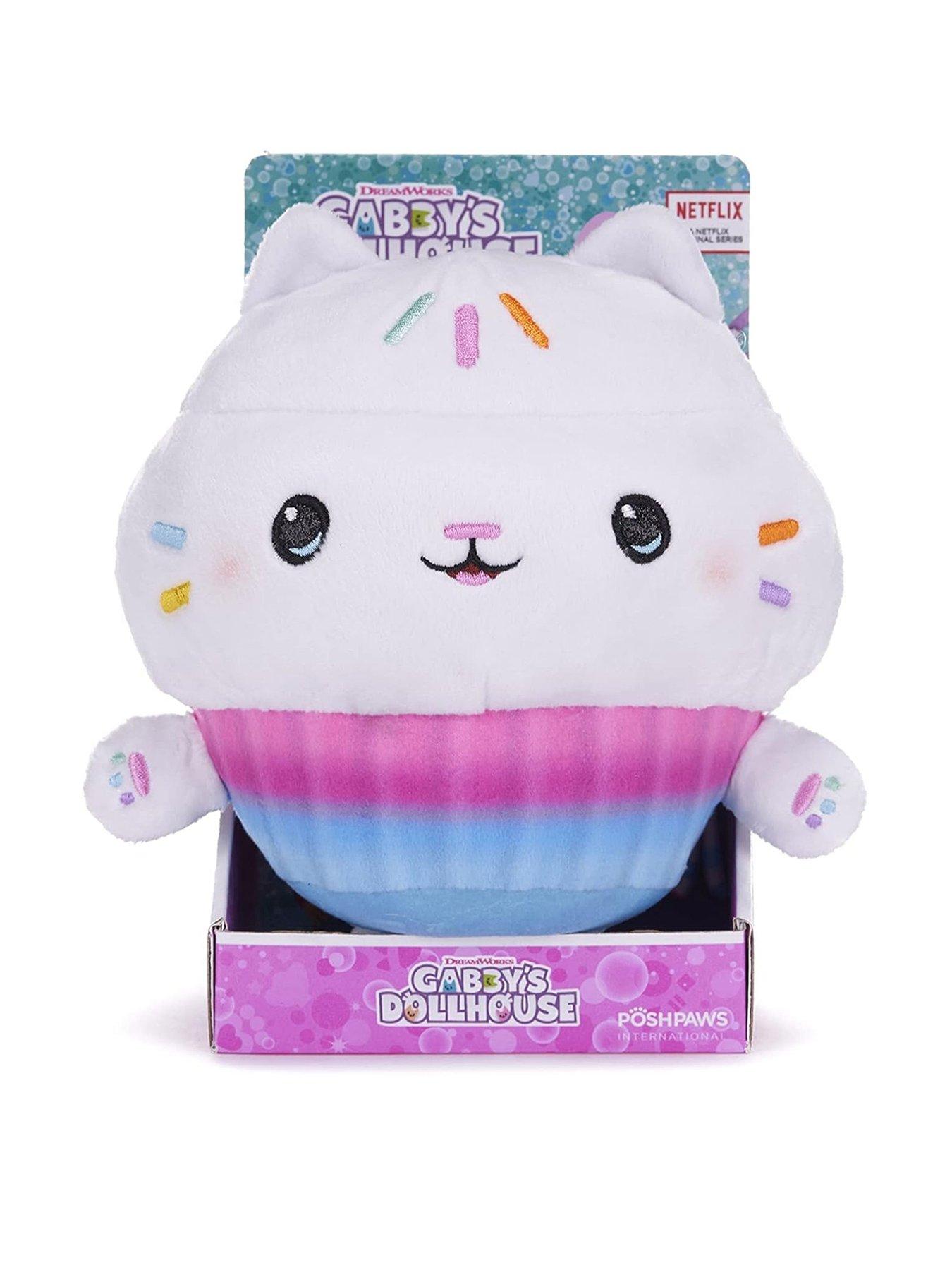 Image 1 of 3 of Gabby's Dollhouse Cakey Cat 10 Inch Toy In Gift Box