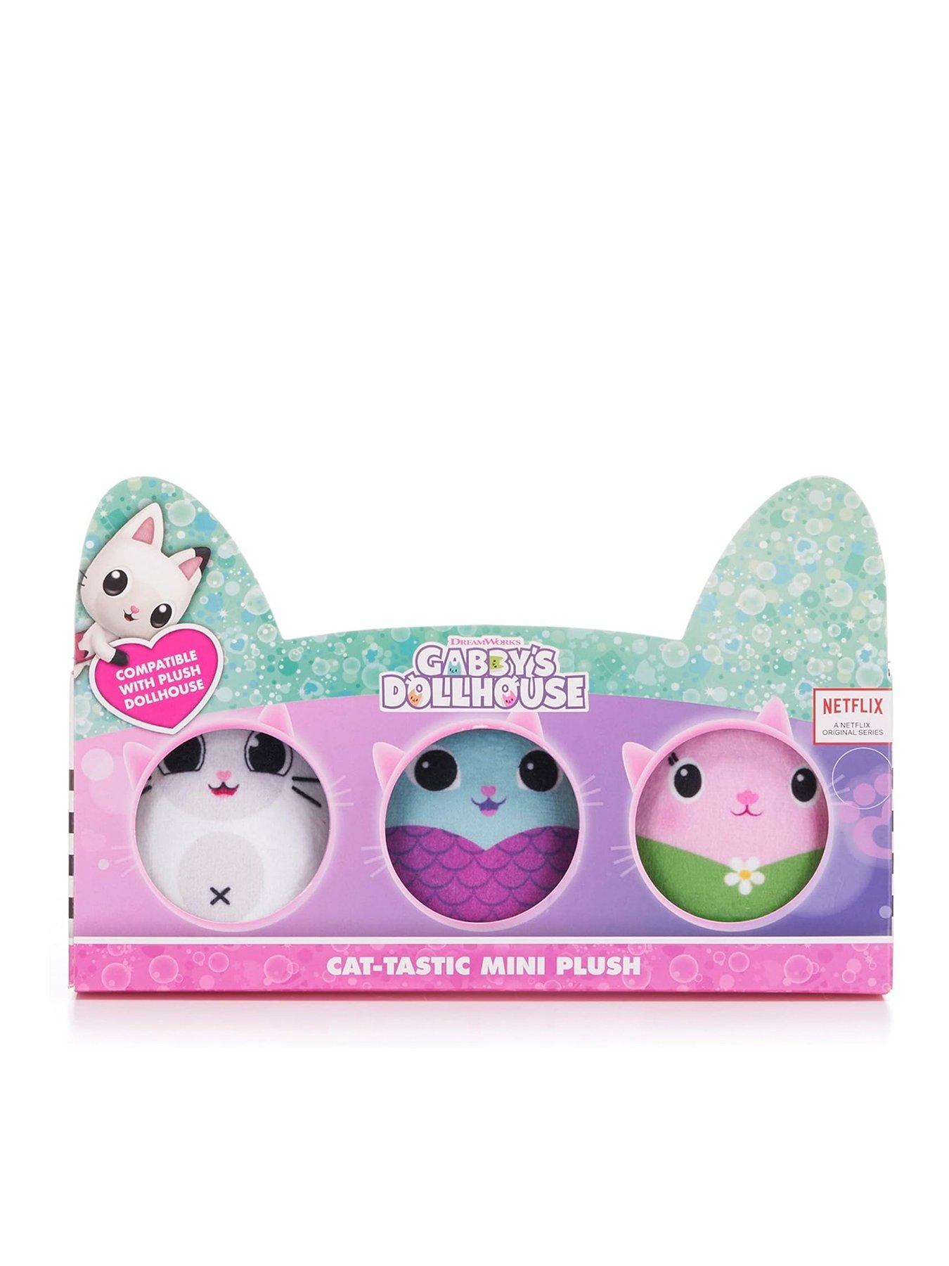 Image 1 of 2 of Gabby's Dollhouse Plush Dollhouse Mini Cat Pack
