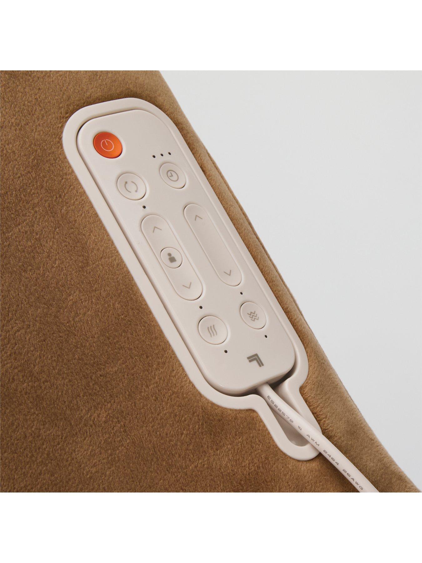 Sharper Image Massager Seat Topper 4-Node Shiatsu Realtouch with Heat LUXE 