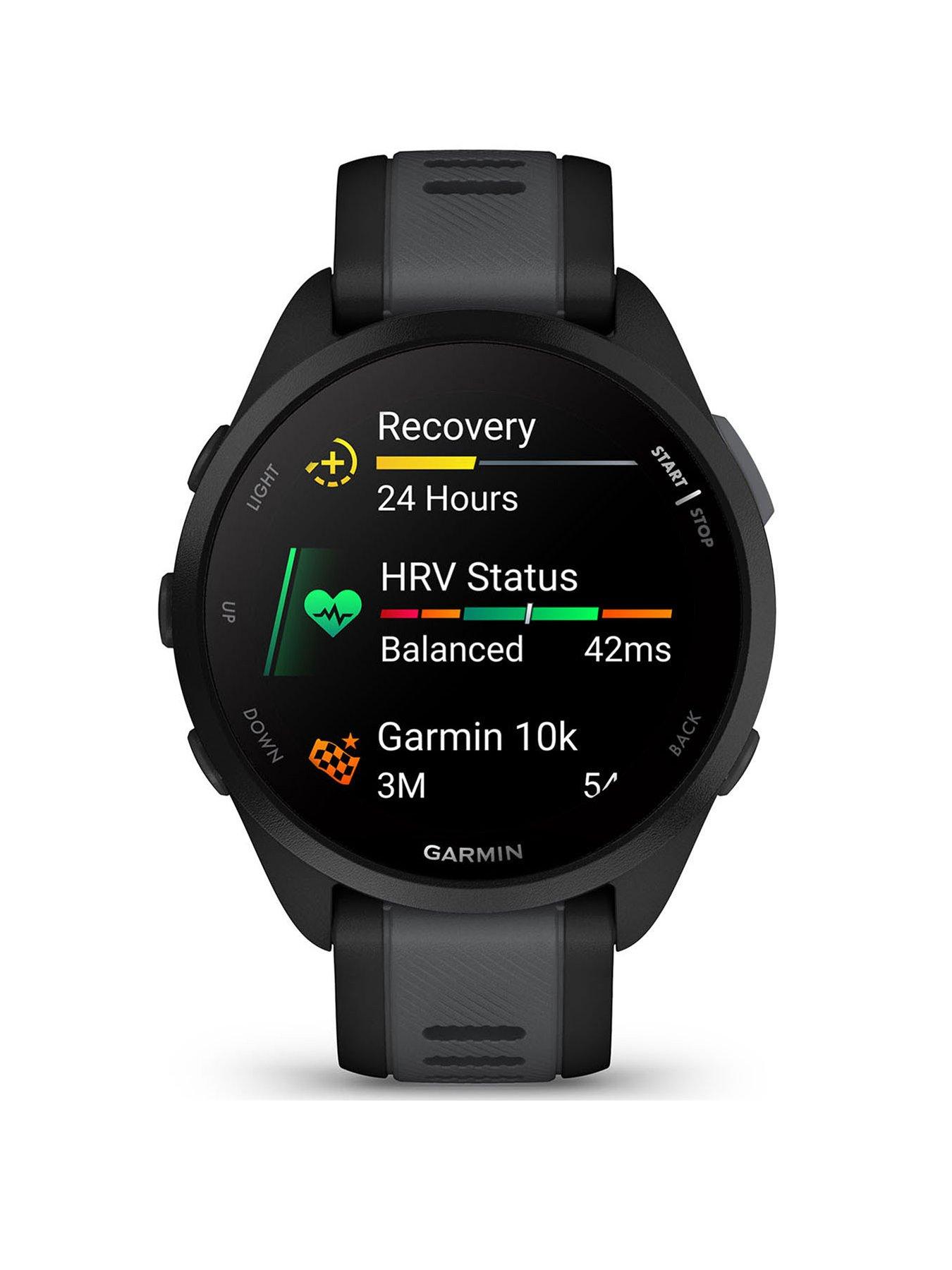 garmin-forerunner-165-smartwatch-withnbspmusic-gps-wifi--nbspblackslate-greystillFront