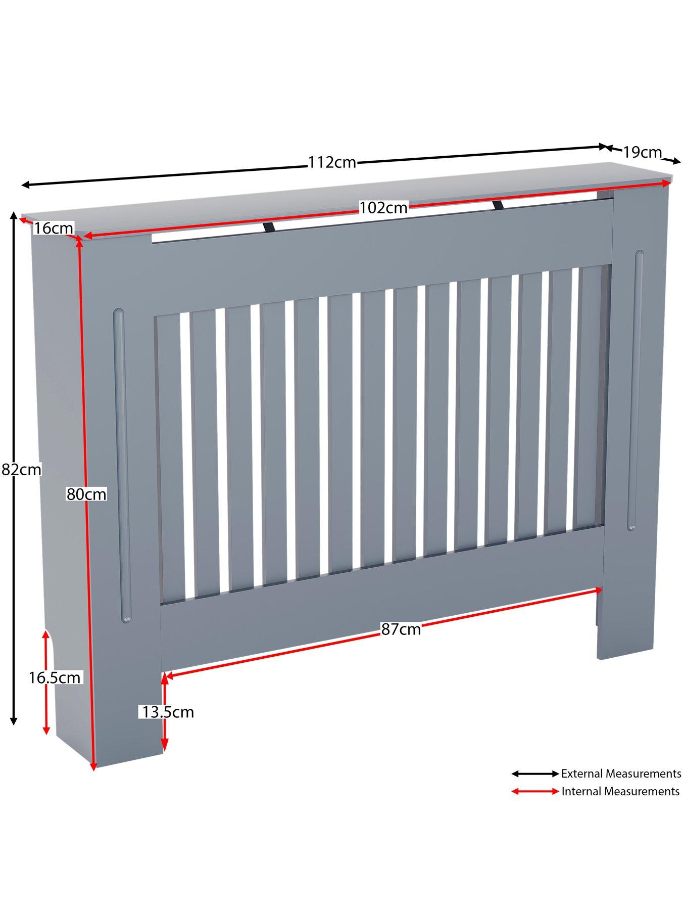 Image 7 of 7 of Vida Designs Chelsea Medium Radiator Cover