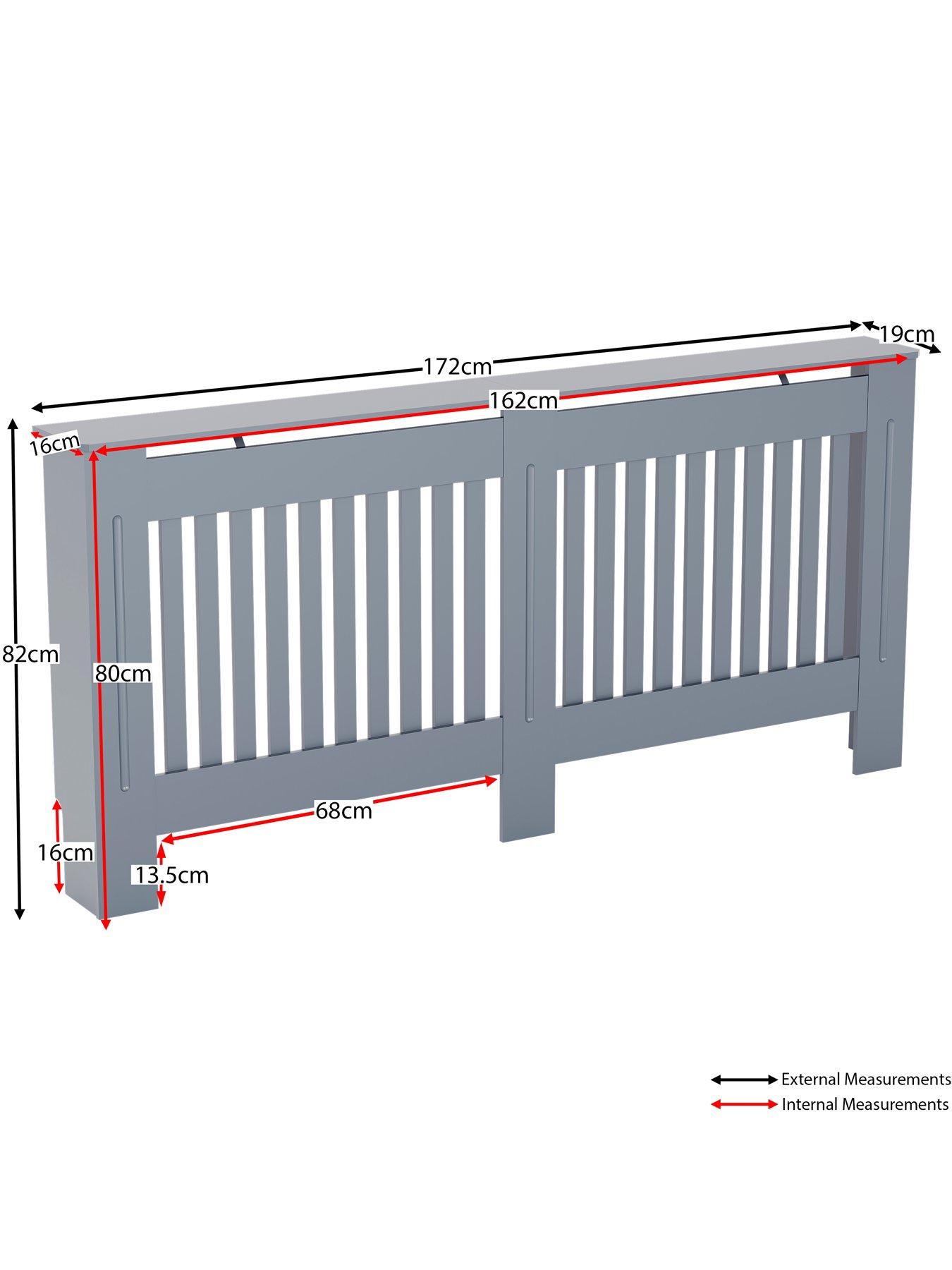 Image 7 of 7 of Vida Designs Chelsea Extra Large Radiator Cover