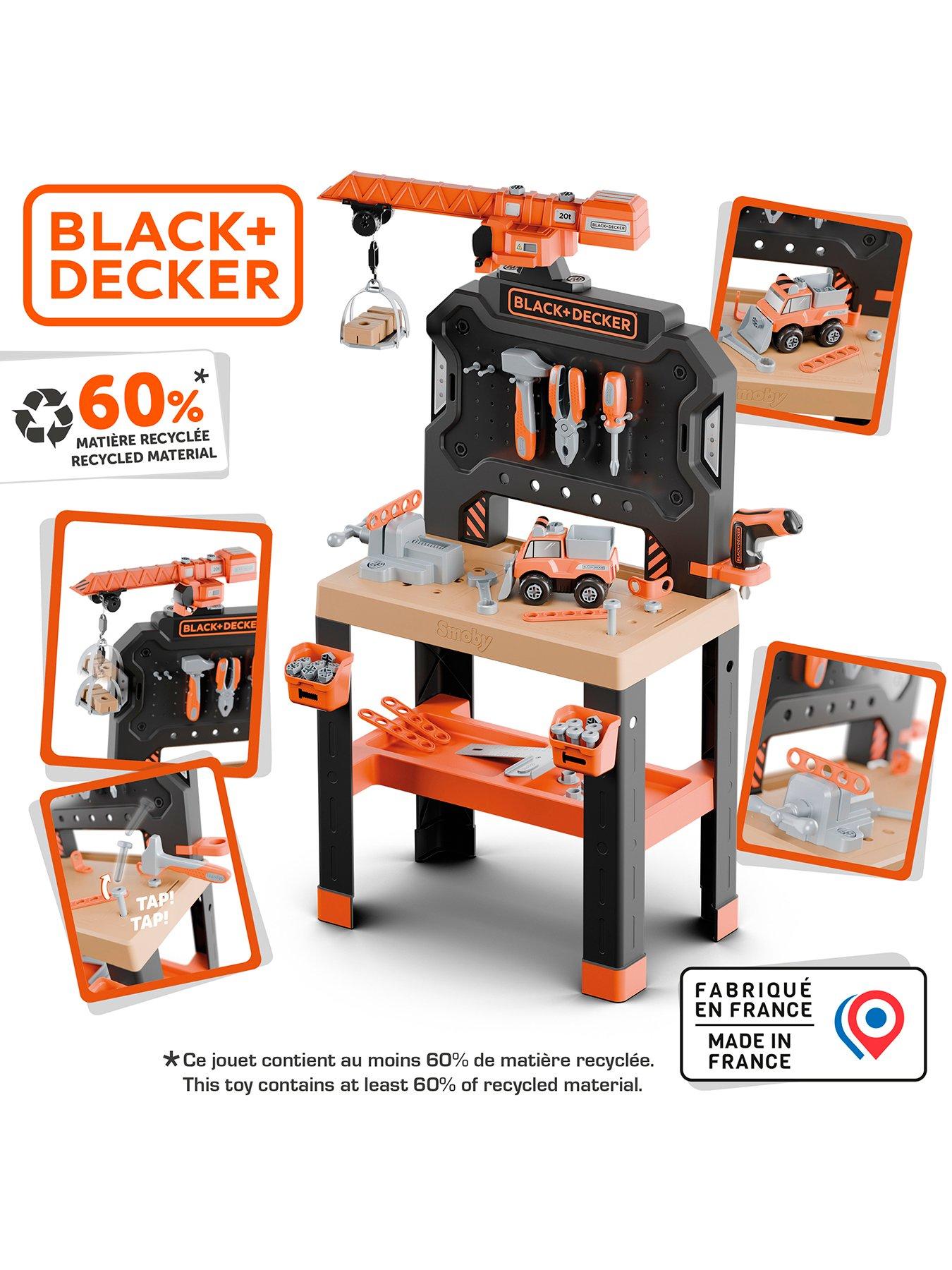 Image 2 of 7 of Black & Decker Builder Toy Workbench with Crane