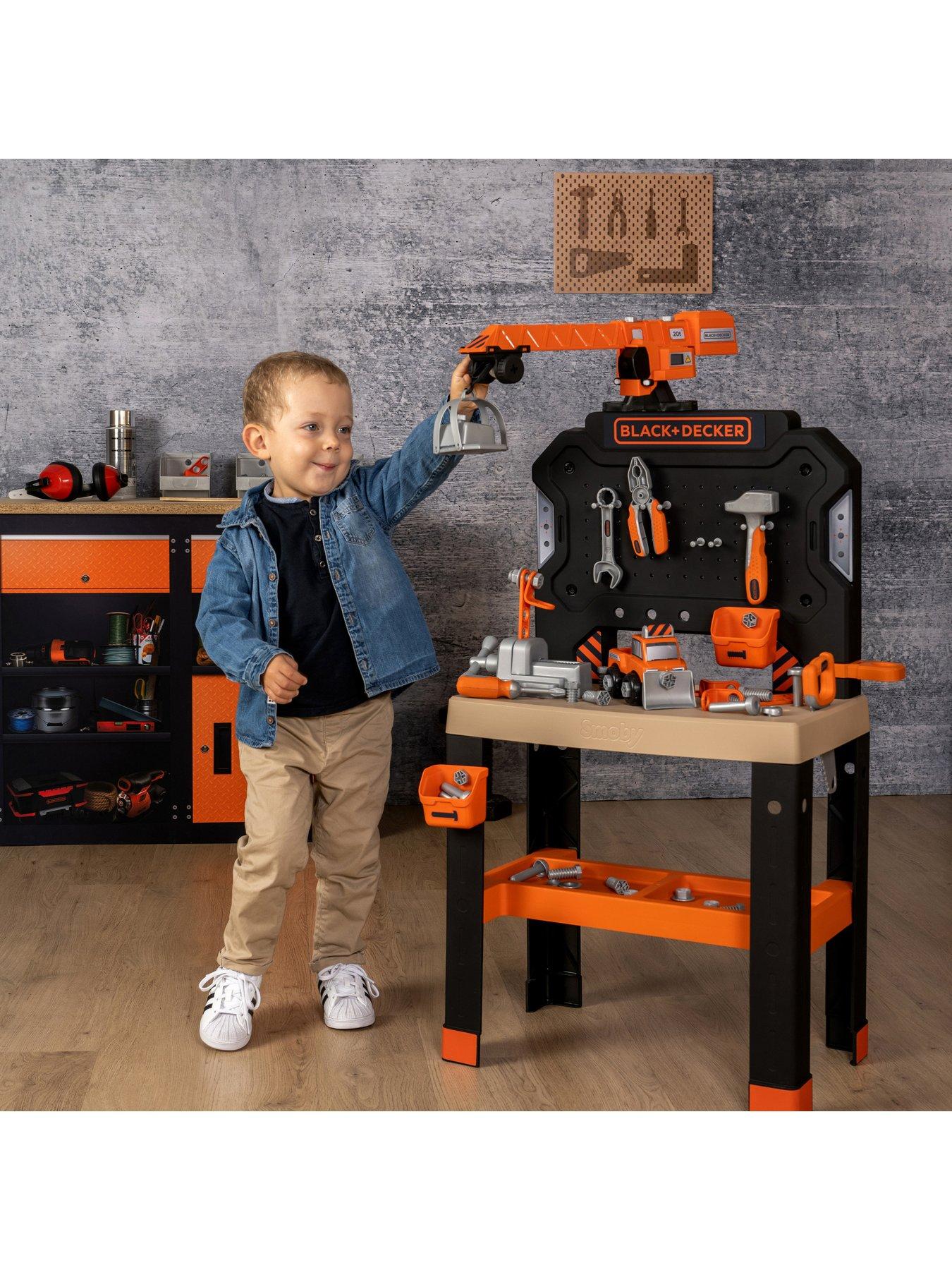 Image 3 of 7 of Black & Decker Builder Toy Workbench with Crane