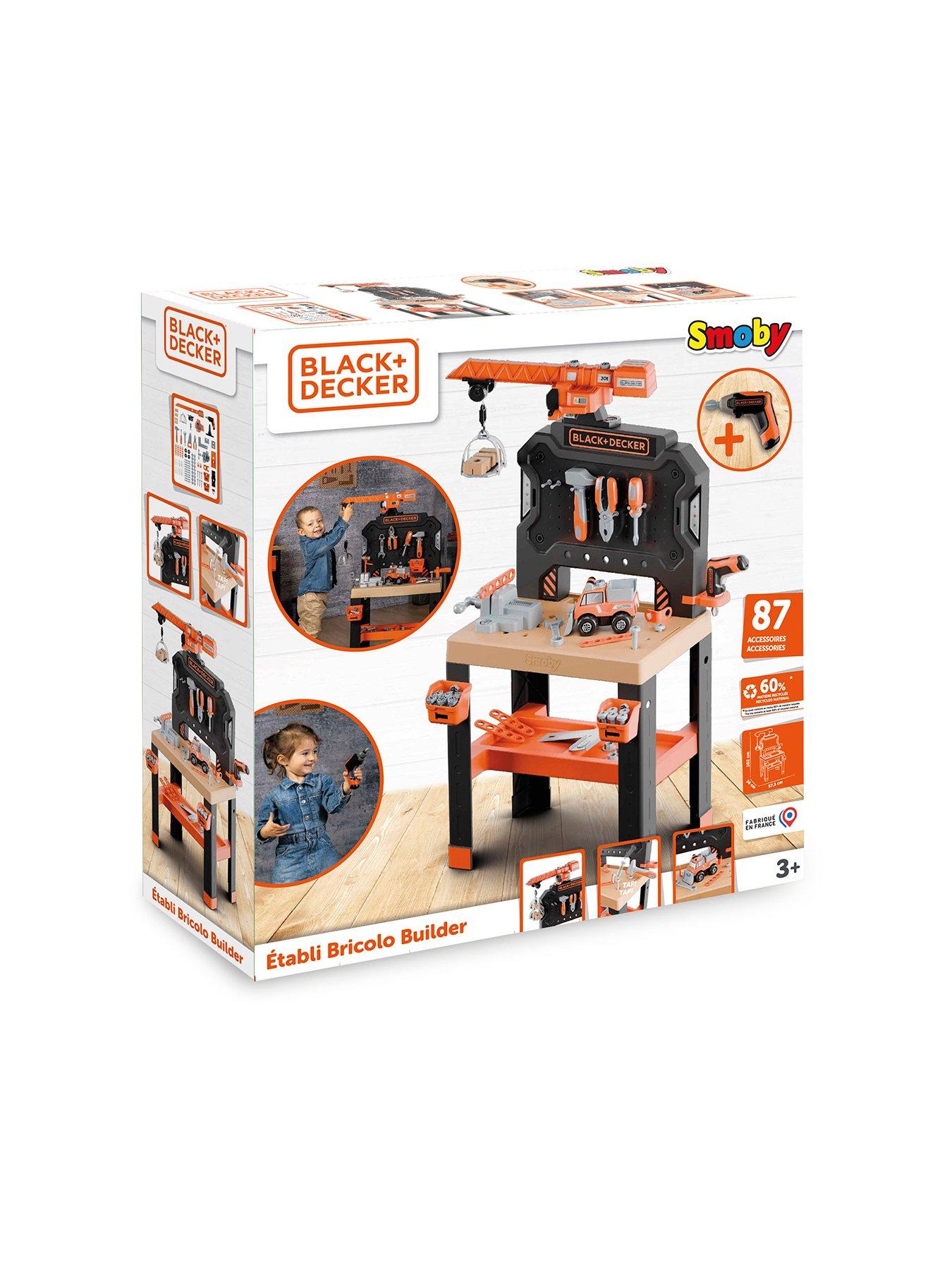 Image 7 of 7 of Black & Decker Builder Toy Workbench with Crane