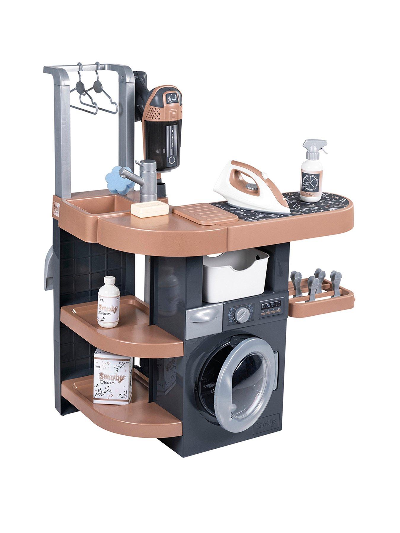 smoby-rowenta-wash-amp-clean-laundry-playset