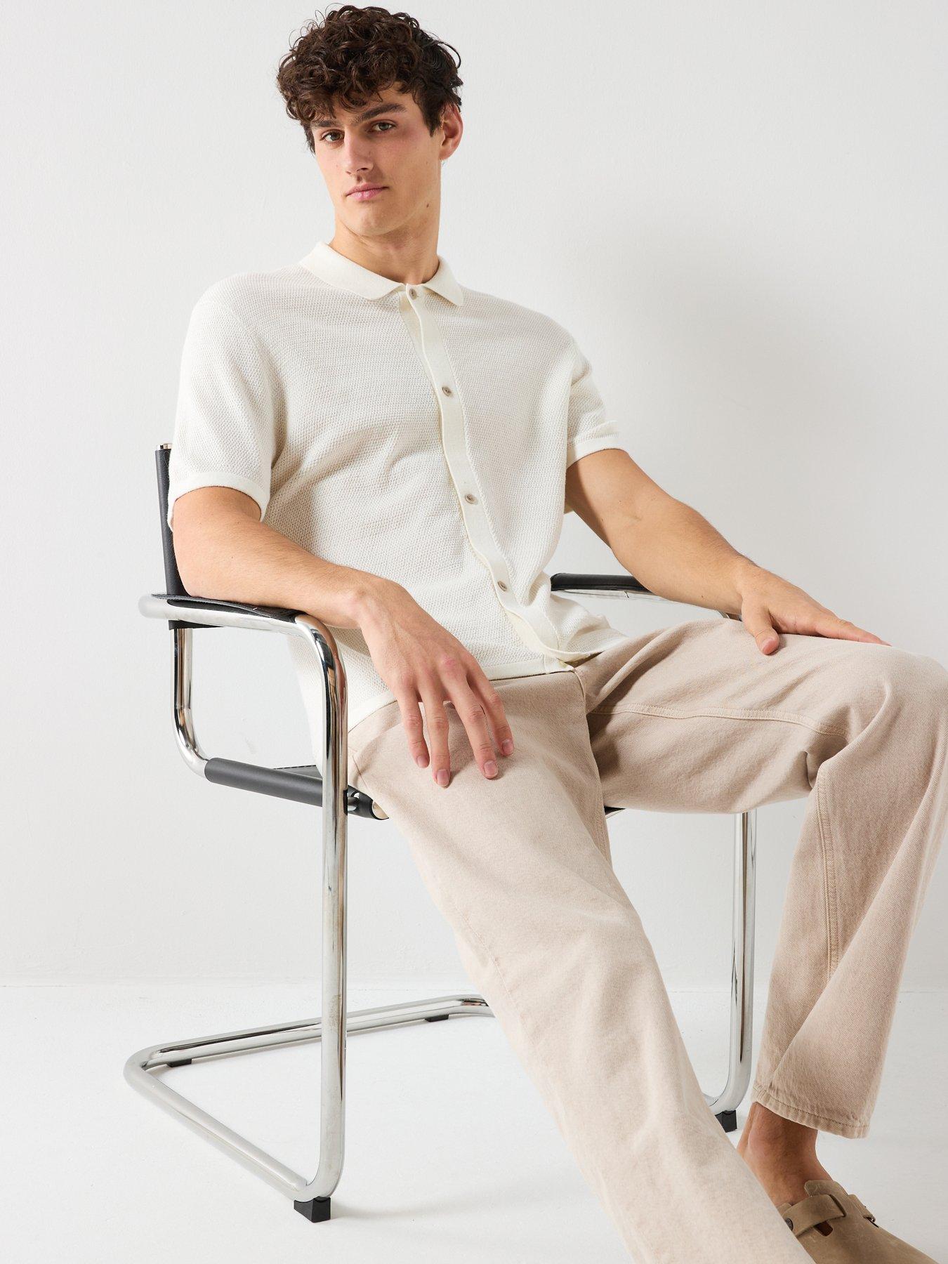 jack-jones-george-button-up-knitted-short-sleeve-top-whiteoutfit