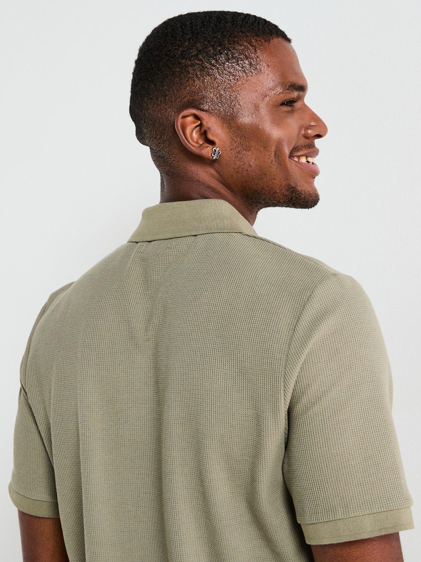 Image 5 of 6 of Jack & Jones Austin Short Sleeve Polo Shirt - Khaki