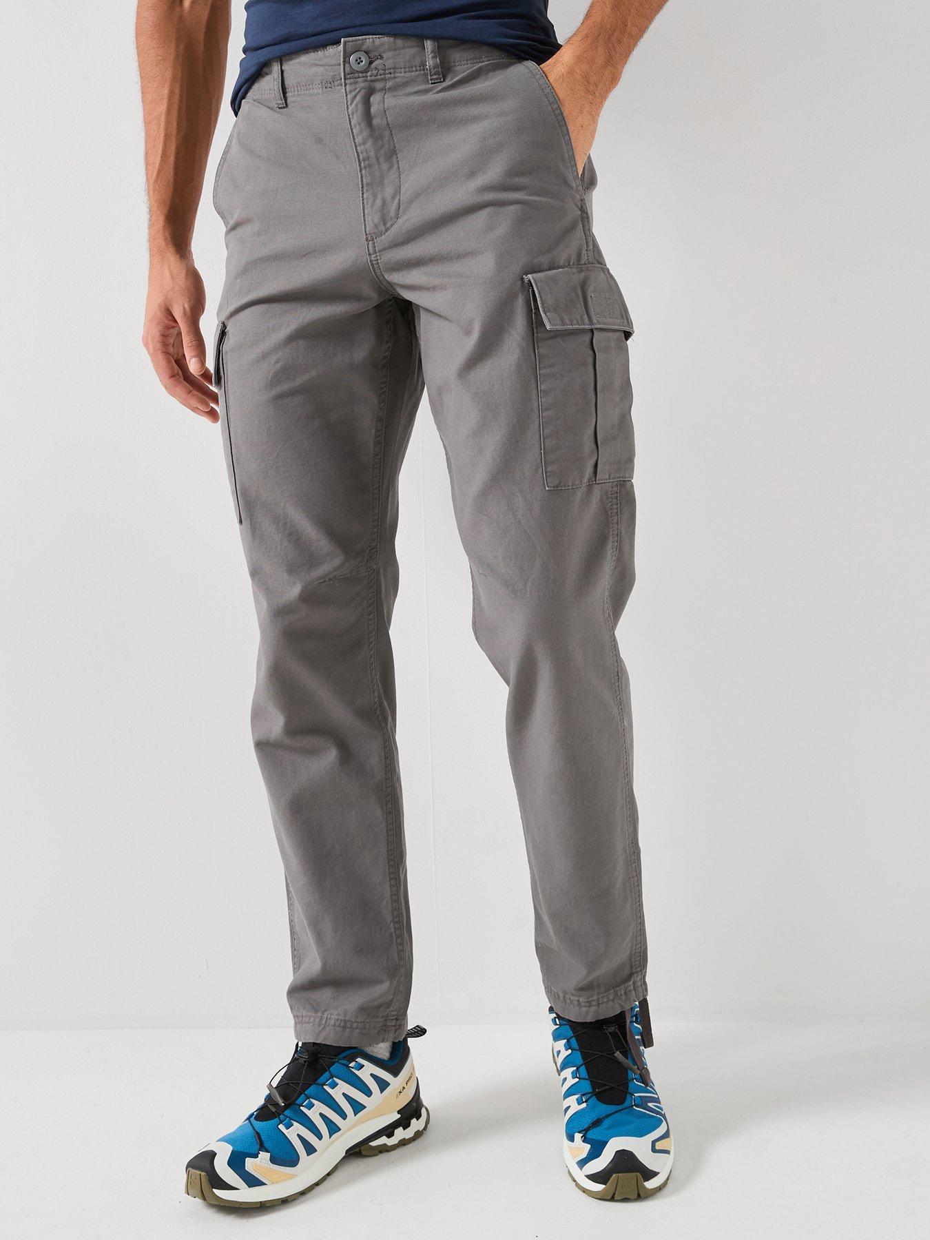 Image 1 of 4 of Jack & Jones Kane Cargo Pants - Grey