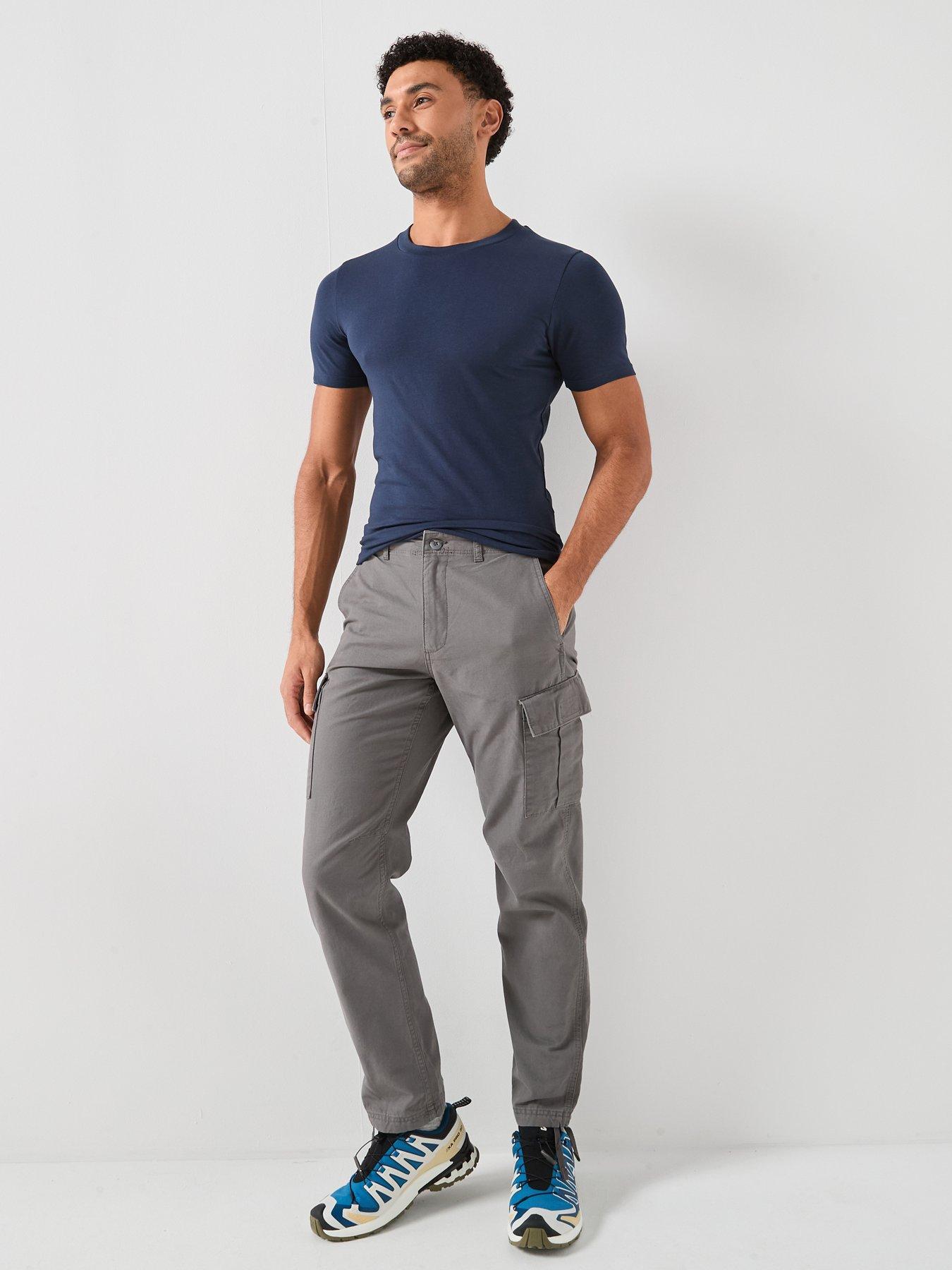 Image 3 of 4 of Jack & Jones Kane Cargo Pants - Grey