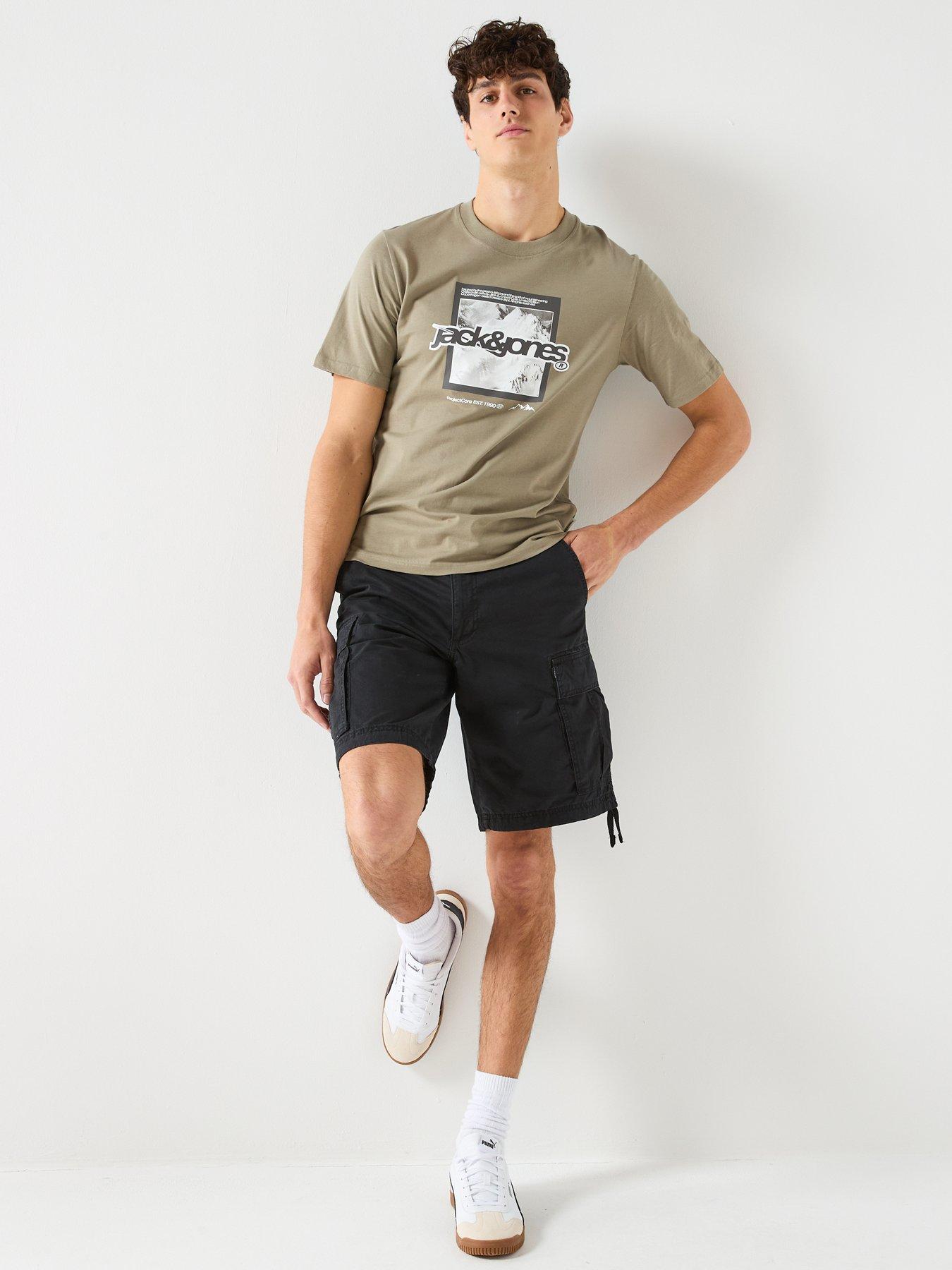 jack-jones-cole-frank-cargo-mid-length-shorts-blackback