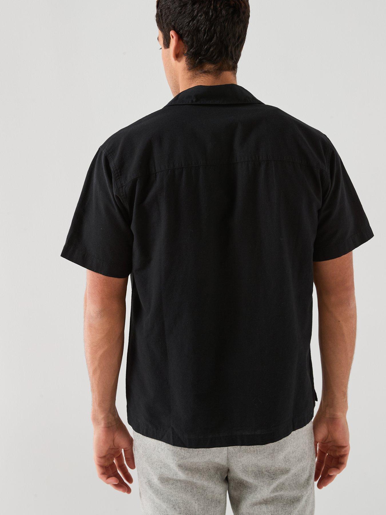 jack-jones-breeze-lined-blend-resort-short-sleeve-shirt-blackstillFront