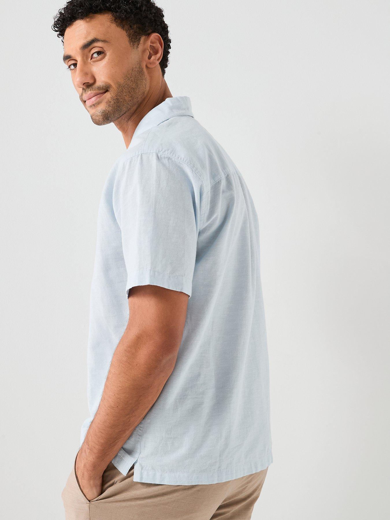 jack-jones-breeze-lined-blend-resort-short-sleeve-shirt-light-bluestillFront