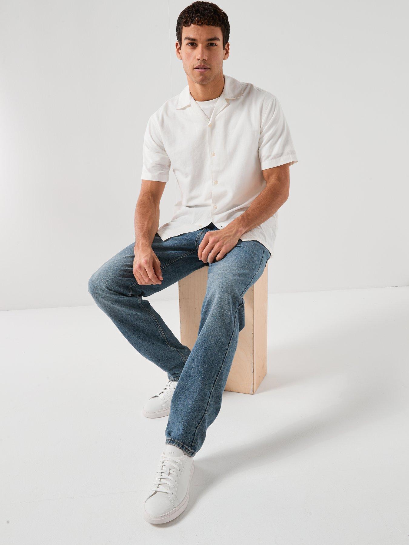 jack-jones-breeze-lined-blend-resort-short-sleeve-shirt-whiteoutfit