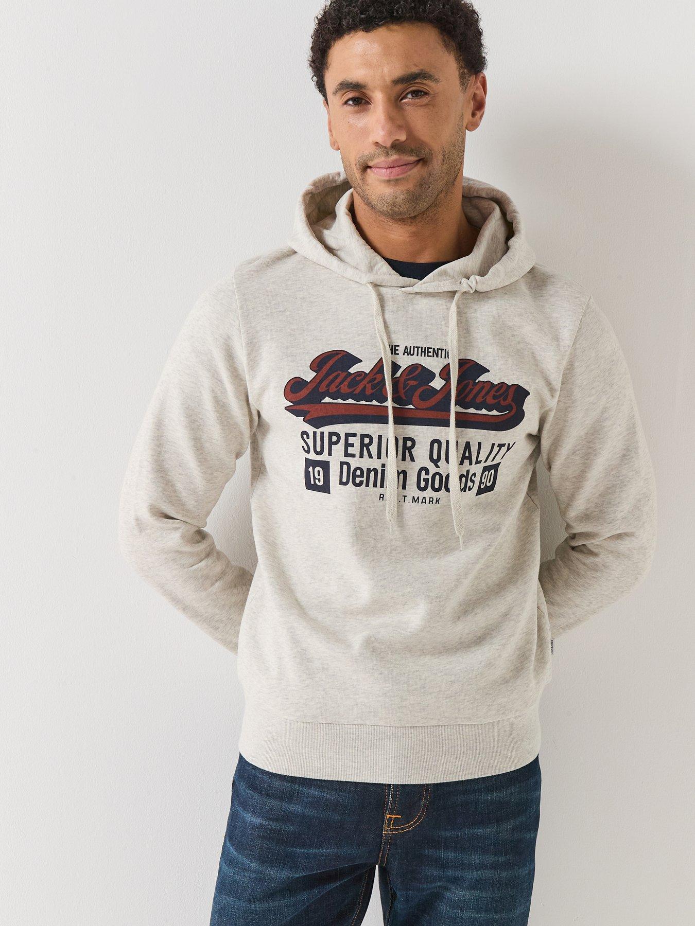 jack-jones-logo-sweat-hoodie-creamfront