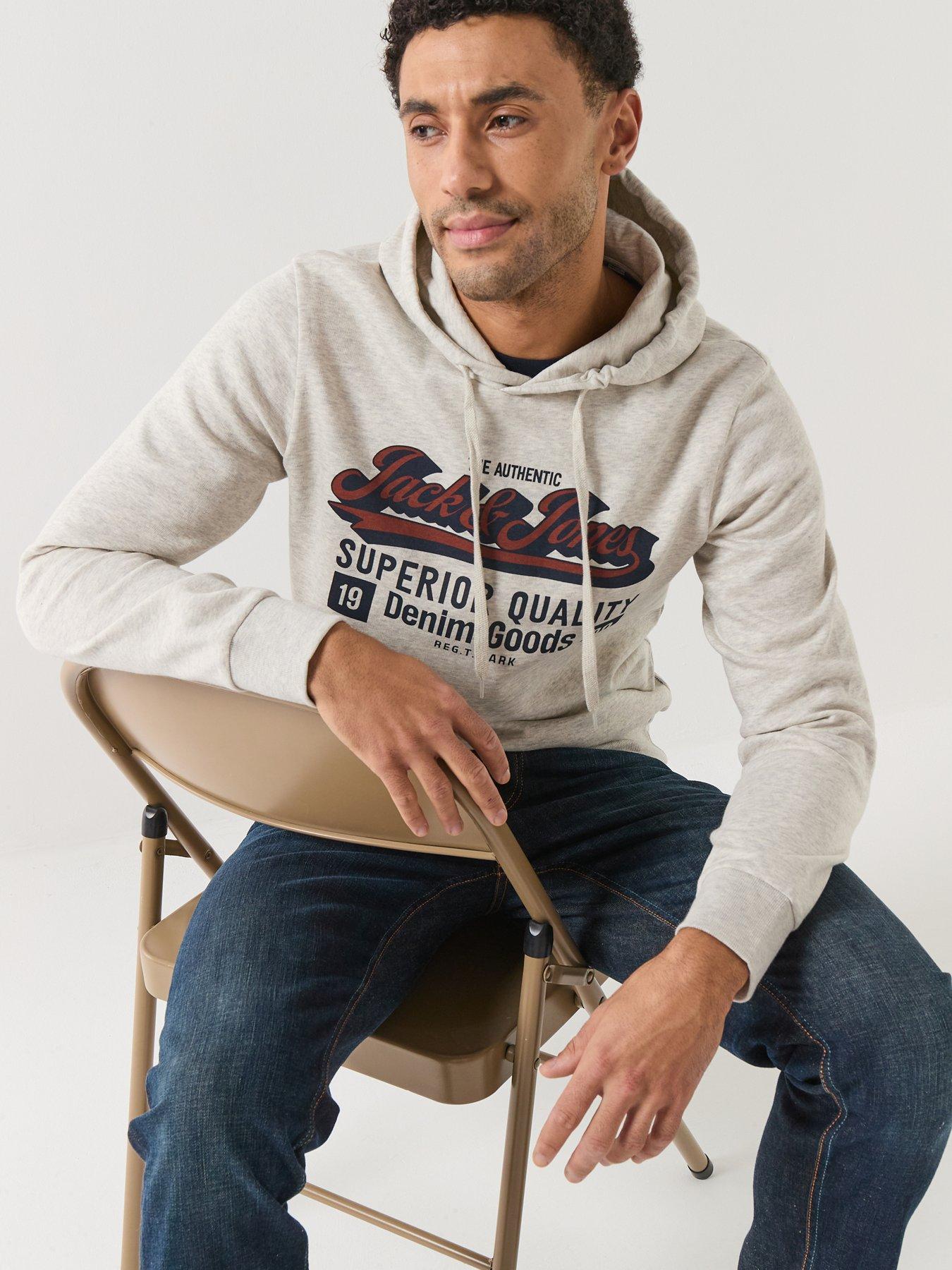 jack-jones-logo-sweat-hoodie-creamoutfit