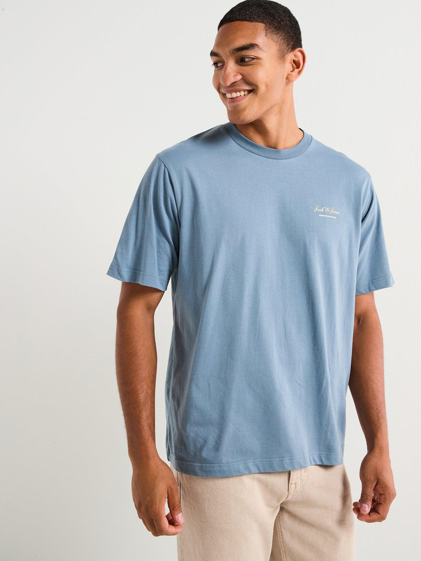 Jack & Jones Archive Graphic Short Sleeve T-Shirt - Blue