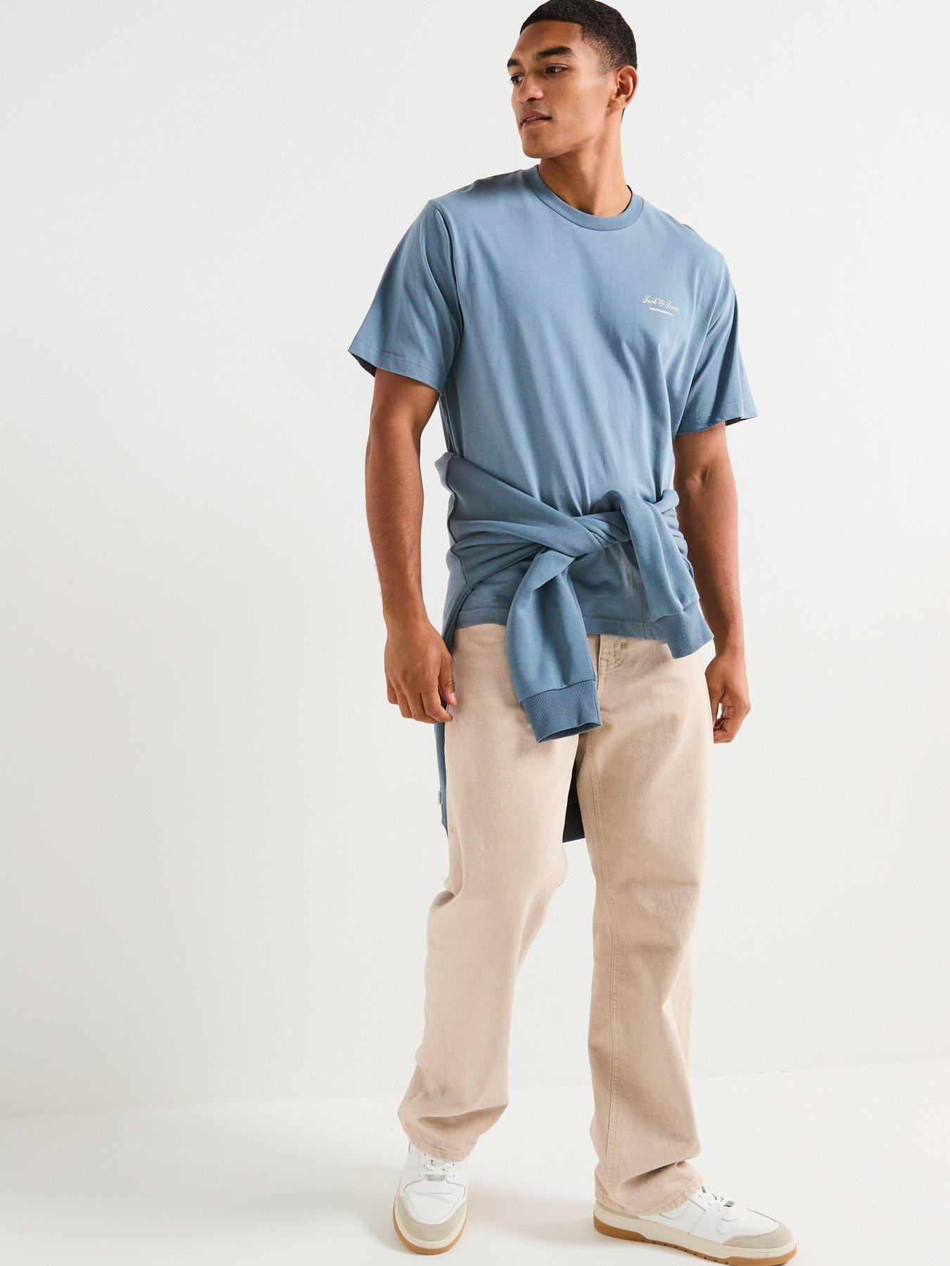 Image 3 of 5 of Jack & Jones Archive Graphic Short Sleeve T-Shirt - Blue