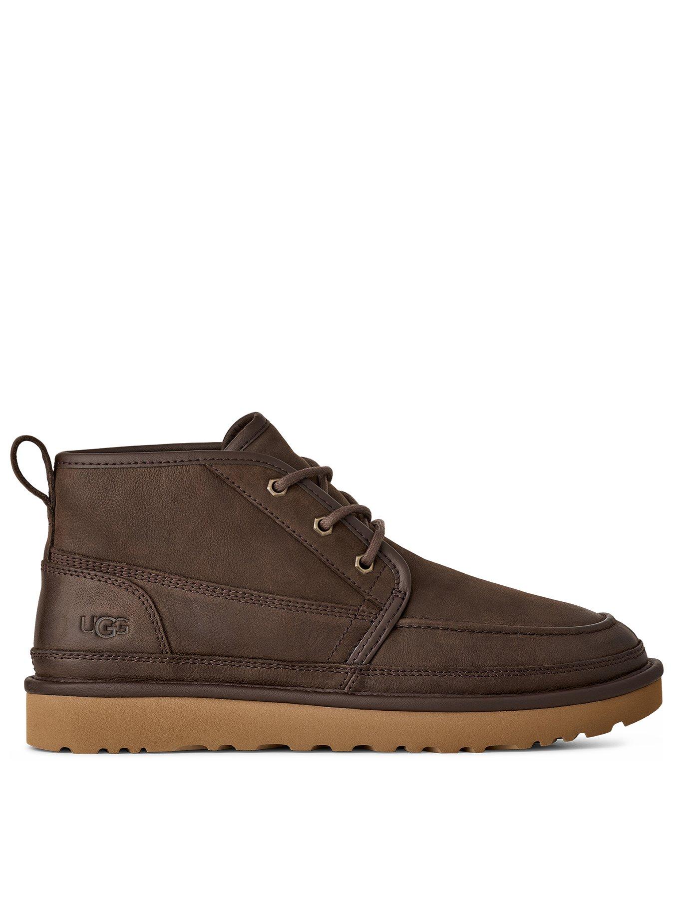Image 1 of 6 of UGG Men's Neumel Moc Nubuck Boot - Dark Brown