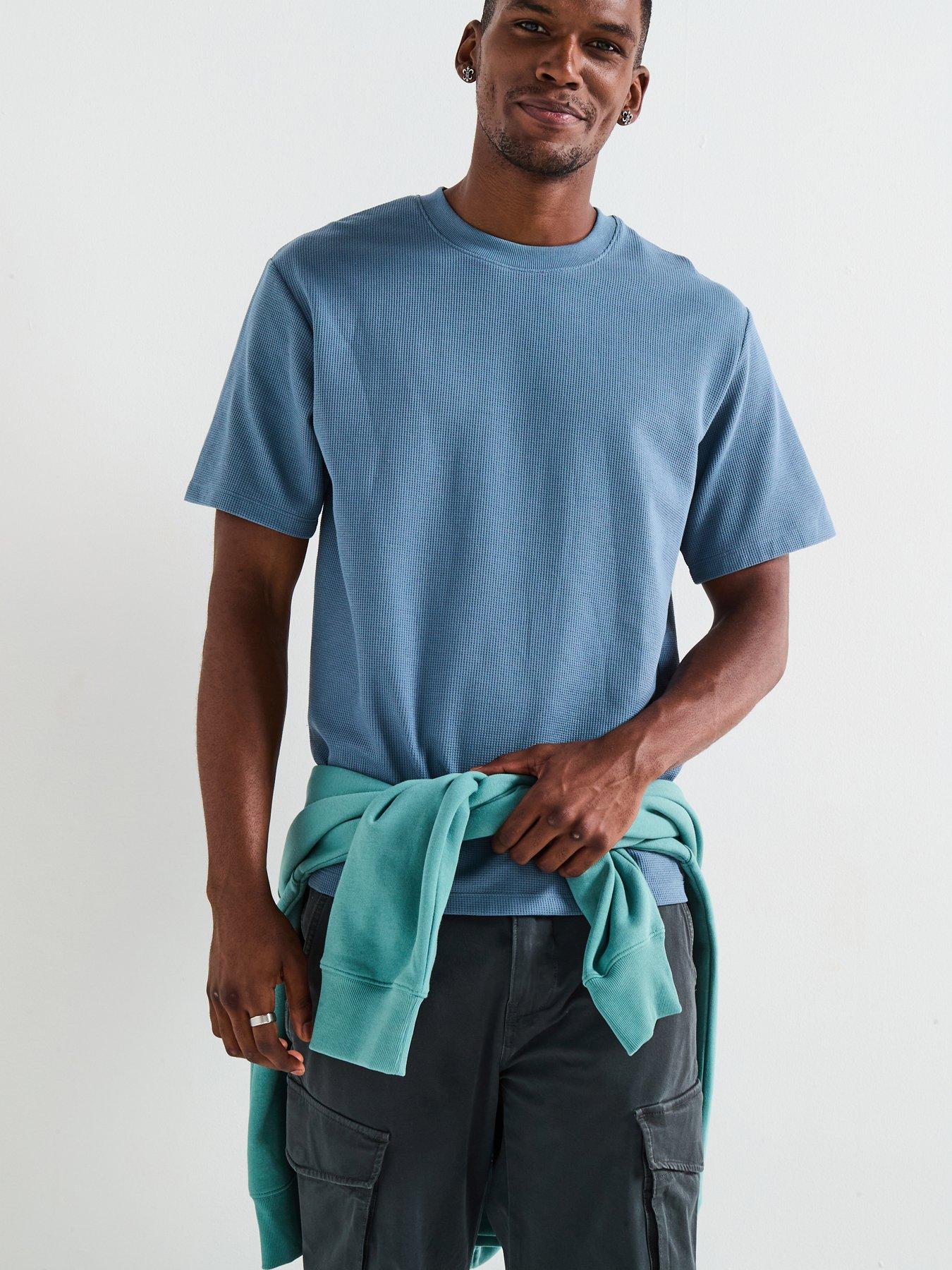 Image 1 of 6 of Jack & Jones Austin Short Sleeve Crew Neck T-Shirt - Blue