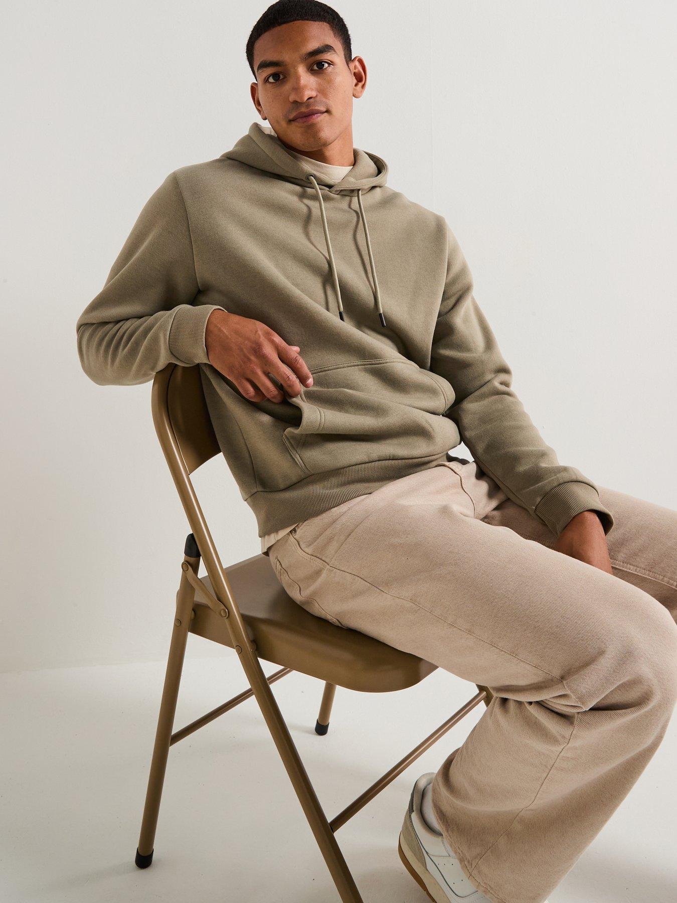 Image 4 of 6 of Jack & Jones Bradley Sweat Hoodie - Khaki