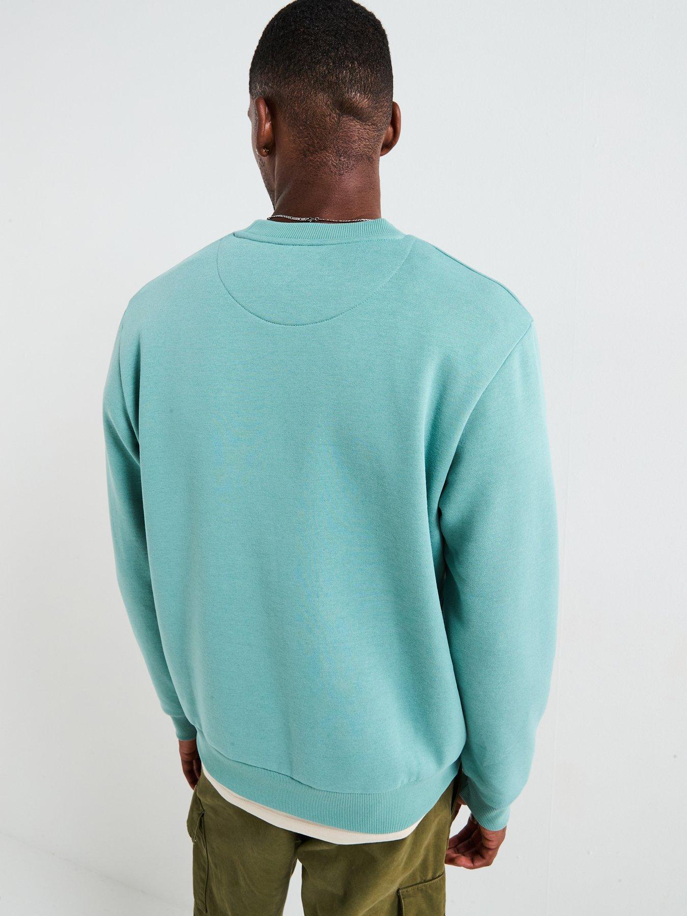 Image 2 of 6 of Jack & Jones Bradley Crew Sweatshirt - Blue
