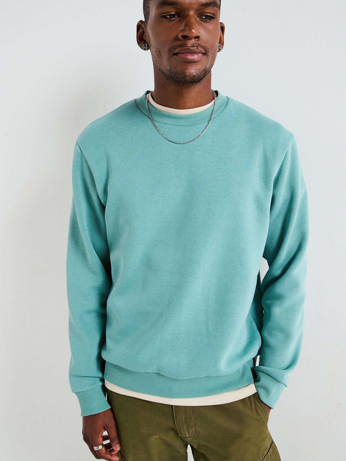 Image 6 of 6 of Jack & Jones Bradley Crew Sweatshirt - Blue