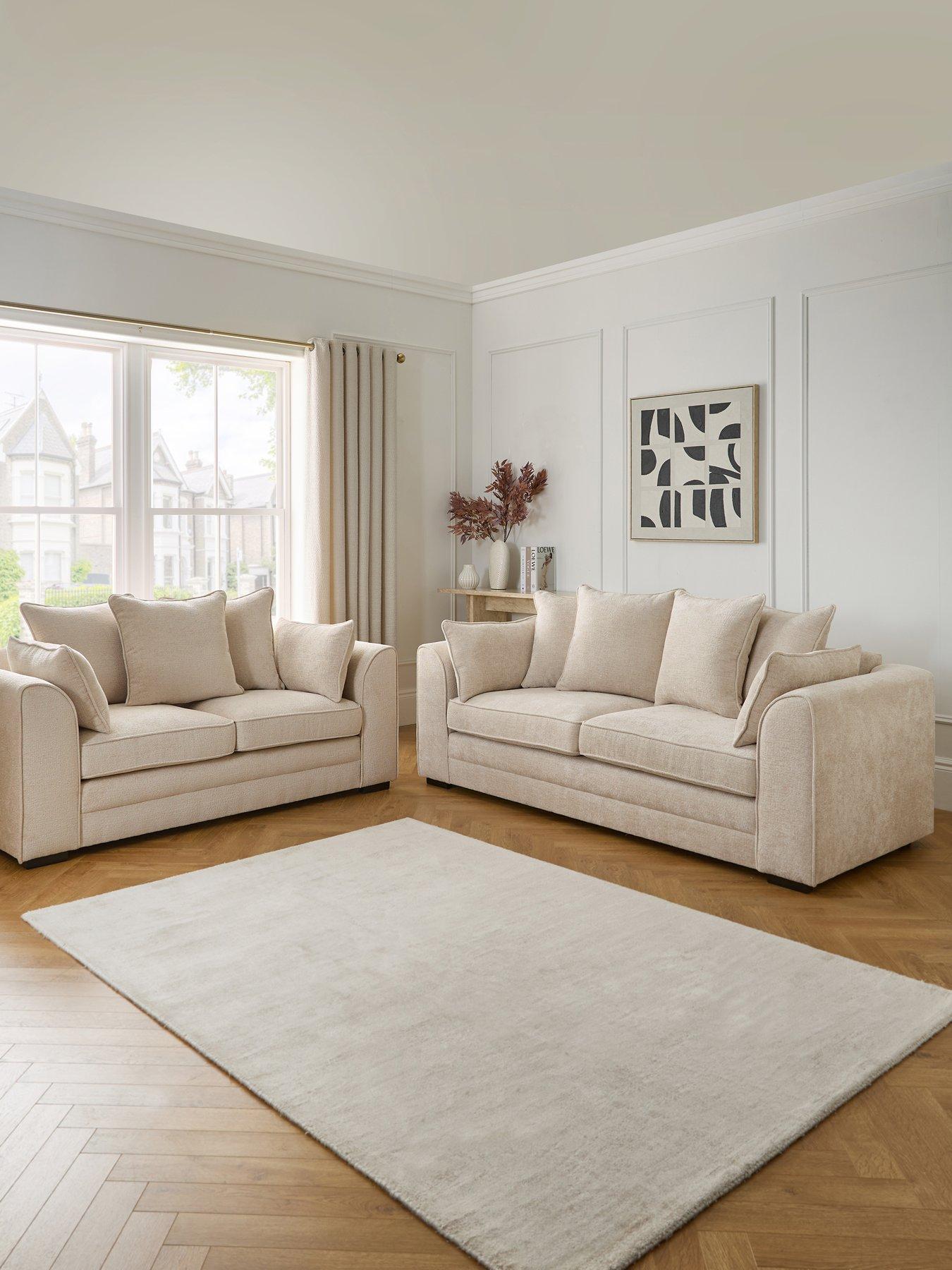 The Very Collection Soho Fabric 3 + 2 Seater Sofa Set (Buy  &  SAVE!) - FSC® Certified