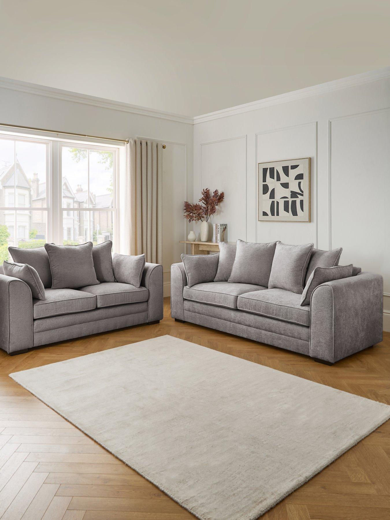 The Very Collection Soho Fabric 3 + 2 Seater Sofa Set (Buy  &  SAVE!) - FSC® Certified