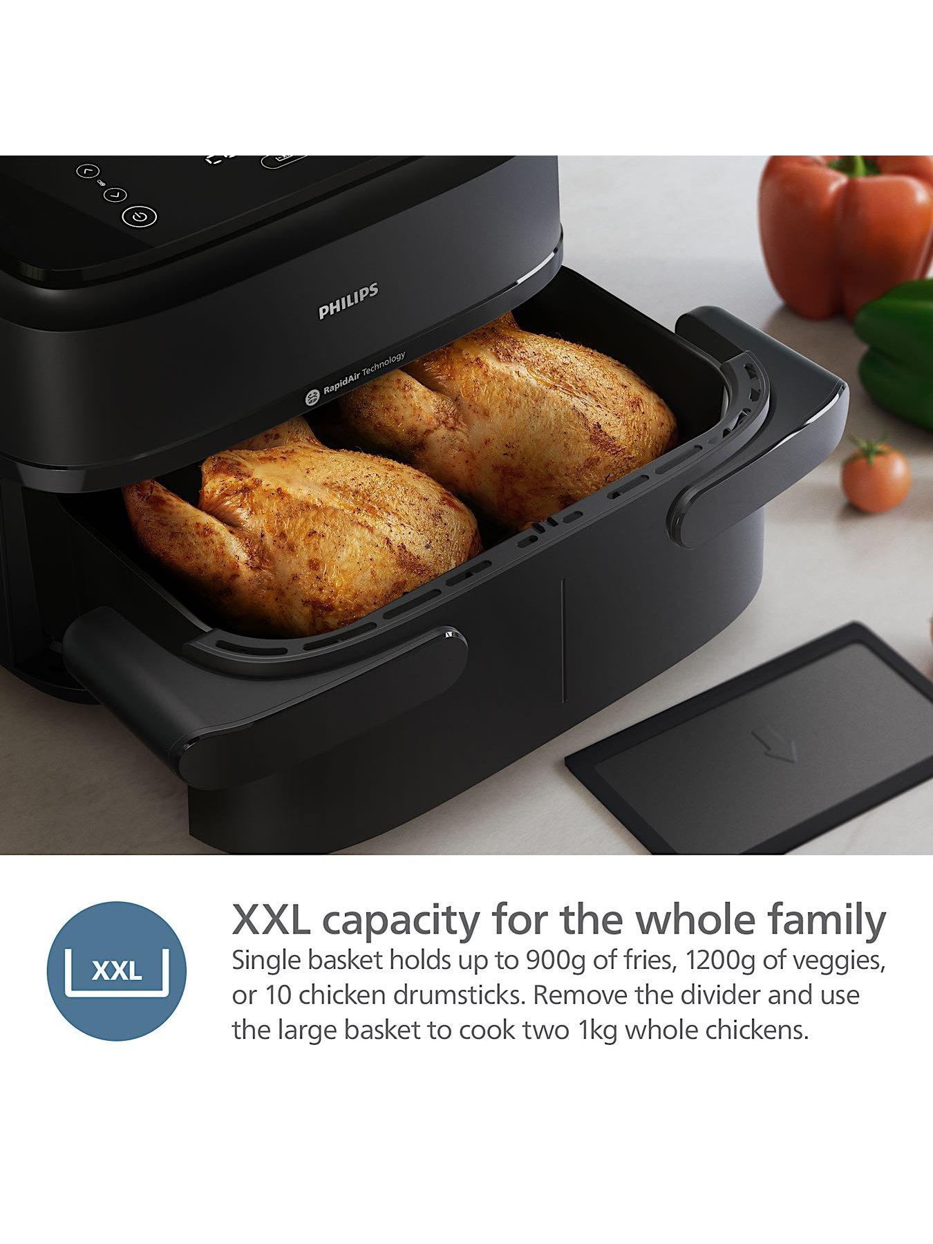 Image 3 of 8 of Philips 1000 Series NA150/09 Dual Basket Air Fryer