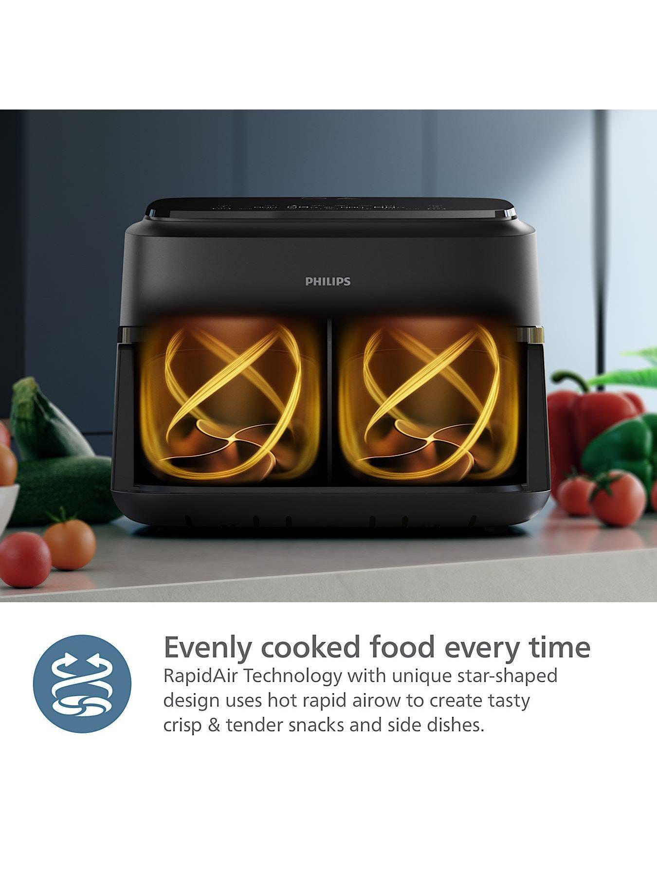 Image 4 of 8 of Philips 1000 Series NA150/09 Dual Basket Air Fryer
