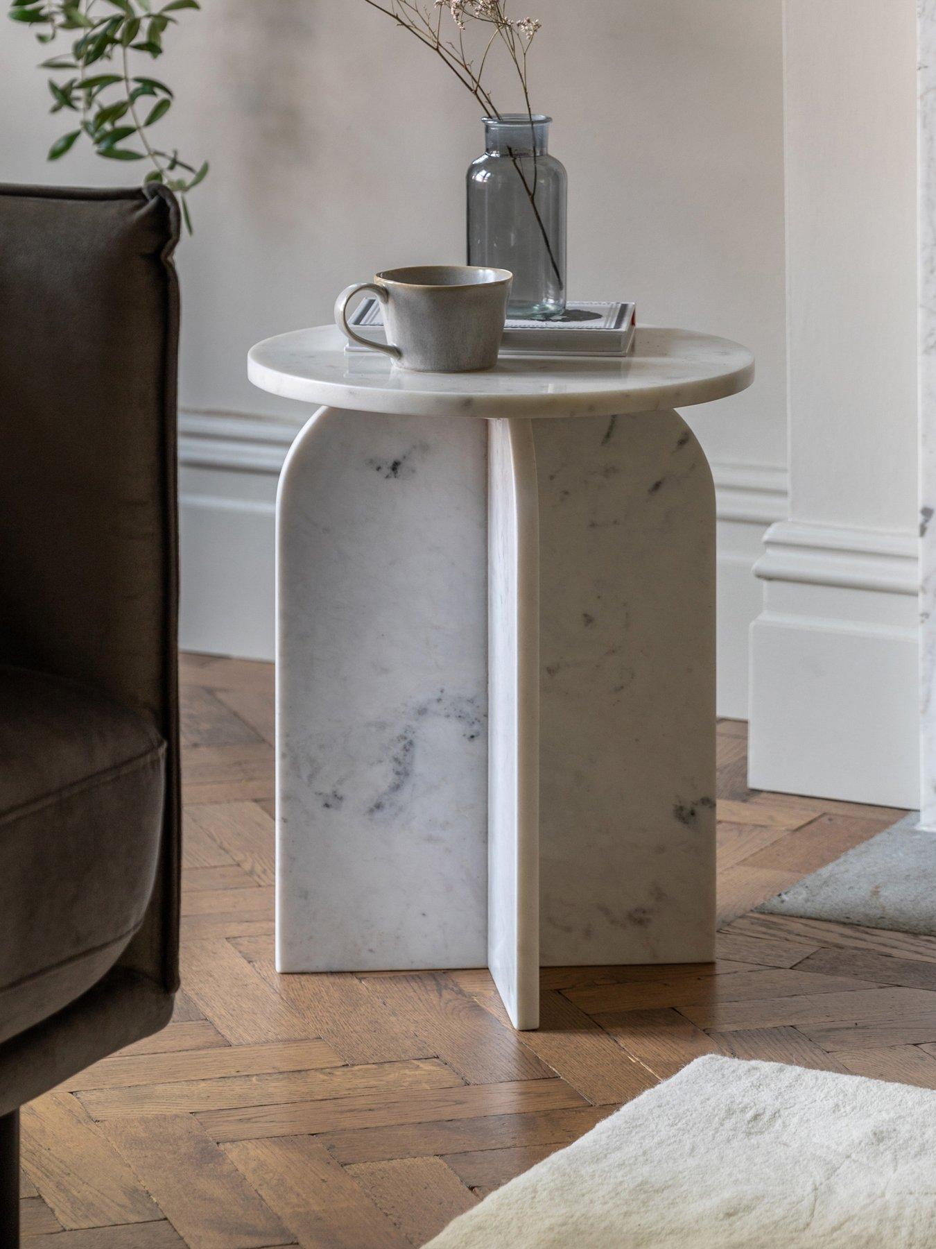 Gallery Direct Amina Side Table - White