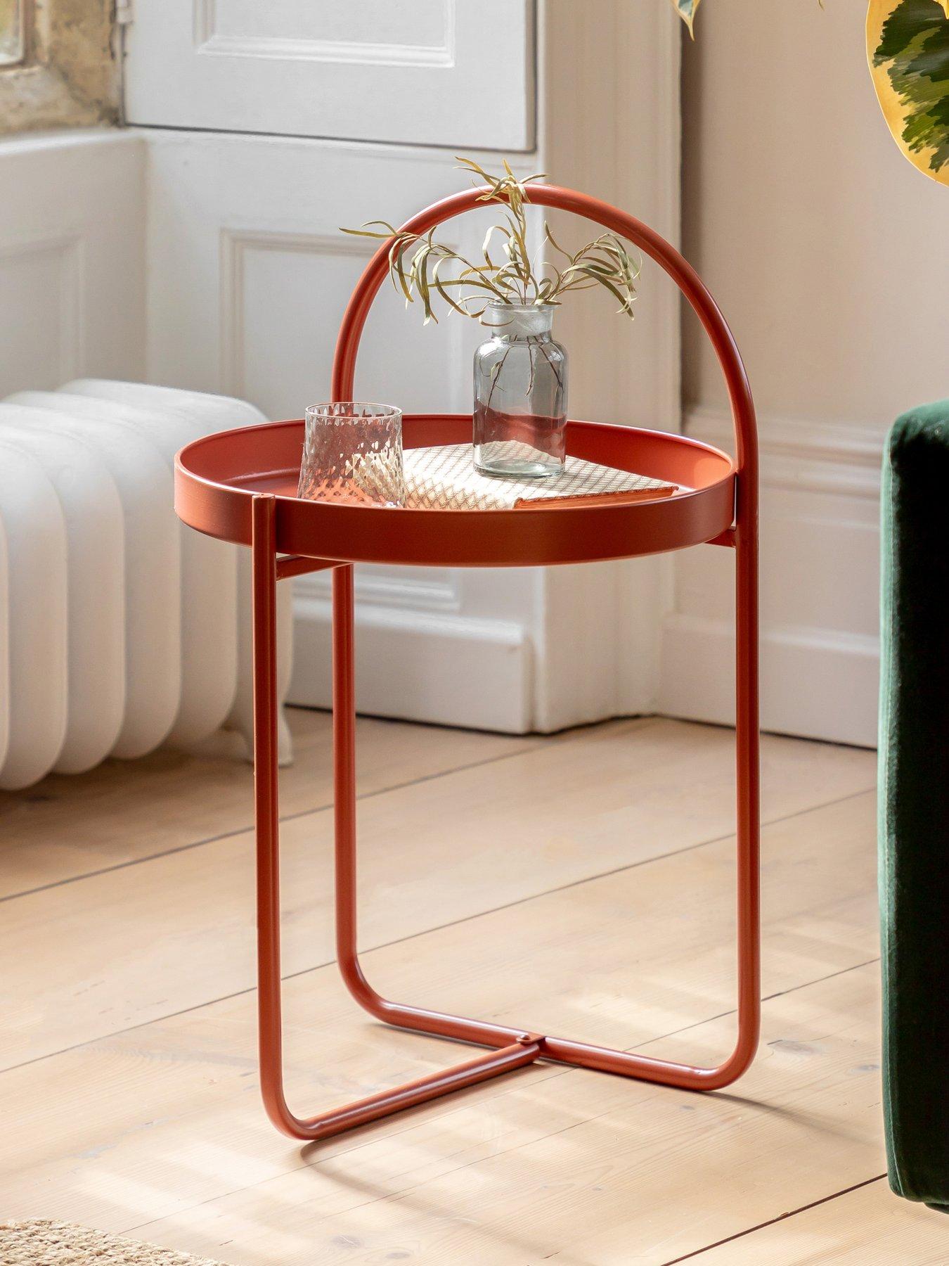 Image 1 of 6 of Gallery Direct Melbury Metal Side Table - Coral