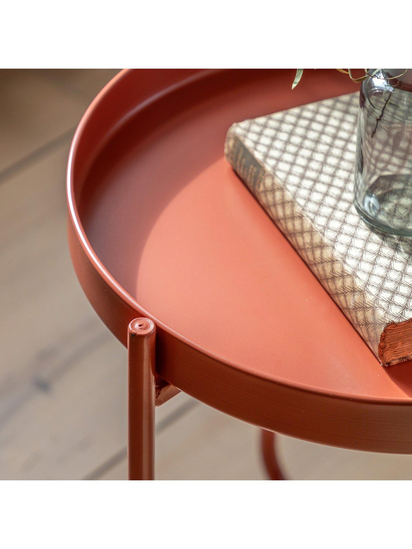 Image 3 of 6 of Gallery Direct Melbury Metal Side Table - Coral