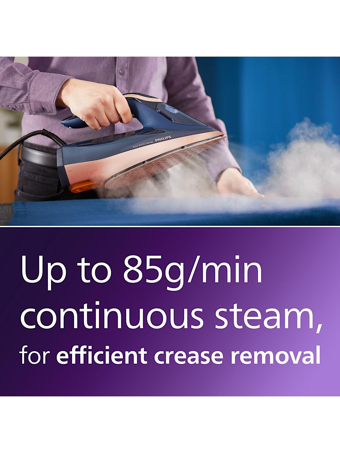 Image 2 of 8 of Philips Azur 8000 Series DST8050/26 SteamGlide Elite Steam Iron