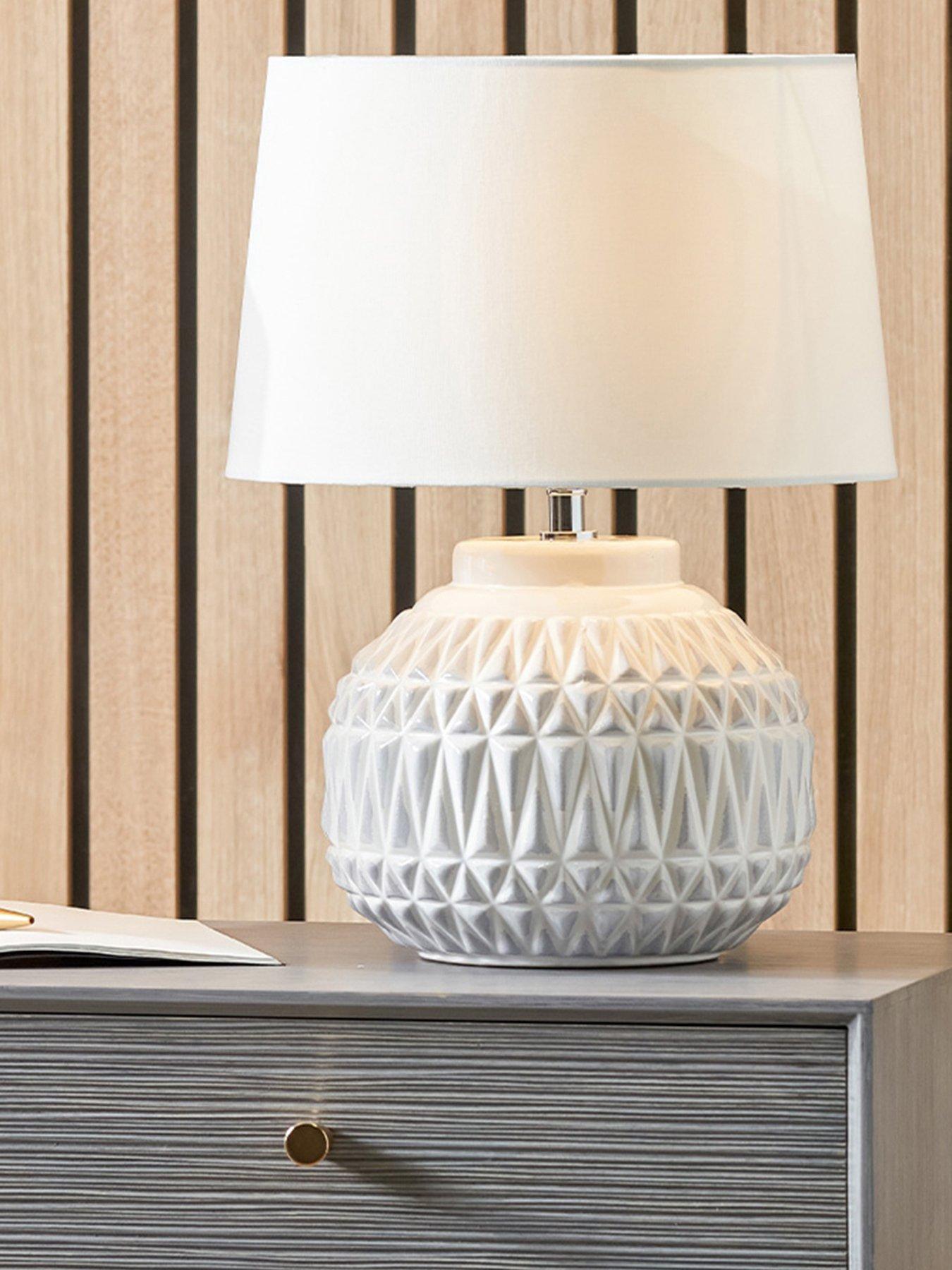 pacific-lifestyle-anneli-warm-white-aztec-texture-ceramic-table-lamp