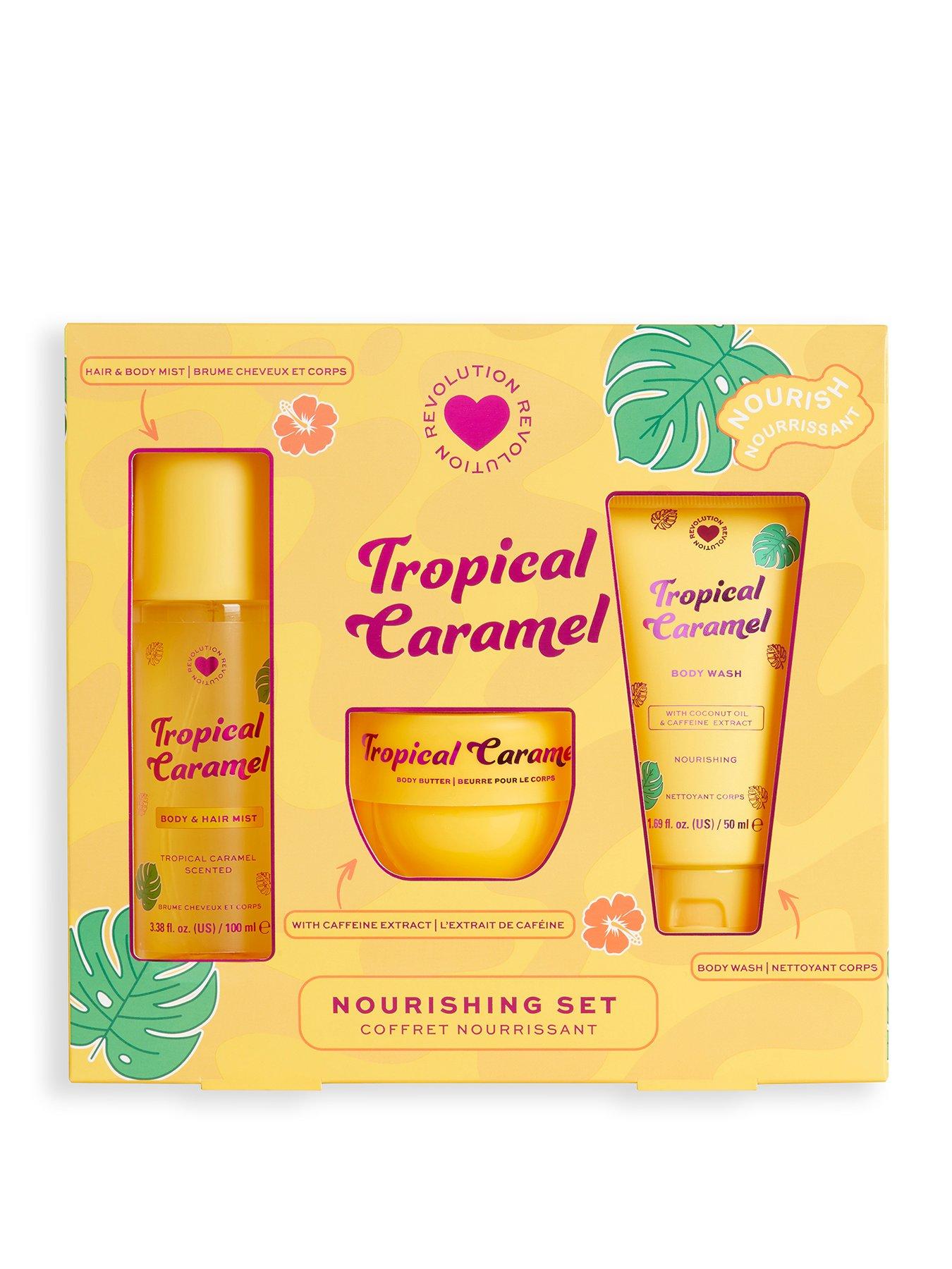 Revolution Beauty London I Heart Revolution Tropical Caramel Bath & Body Gift Set