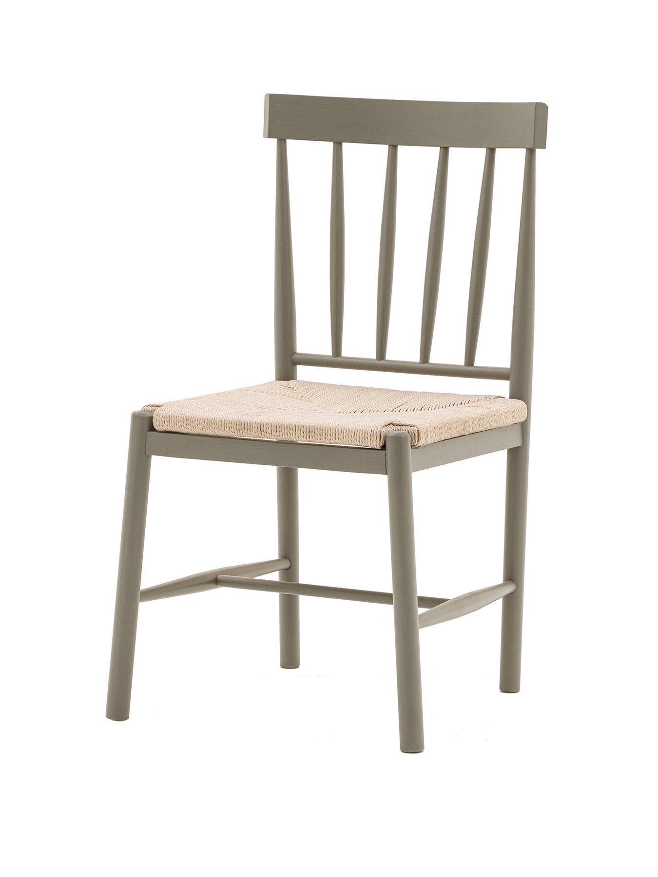 Image 3 of 4 of Gallery Direct Eton 2 Pack Dining Chairs - Prairie - Contains Solid Wood