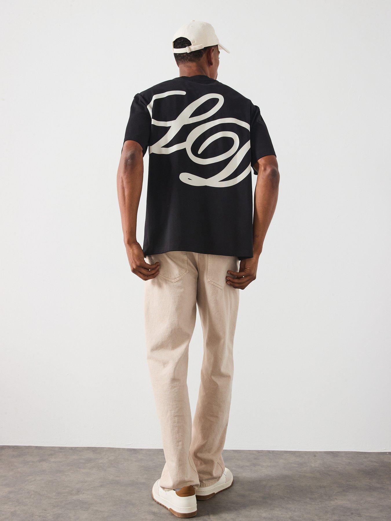 les-deux-danton-large-back-initial-logo-t-shirt-blackback