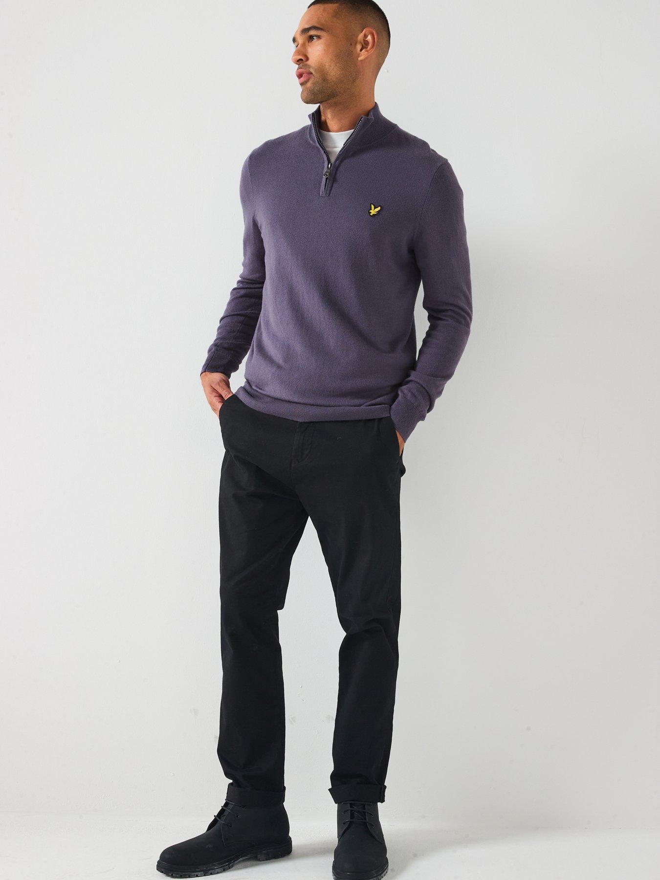 lyle-scott-cotton-merino-quarter-zip-jumper-dark-blueback