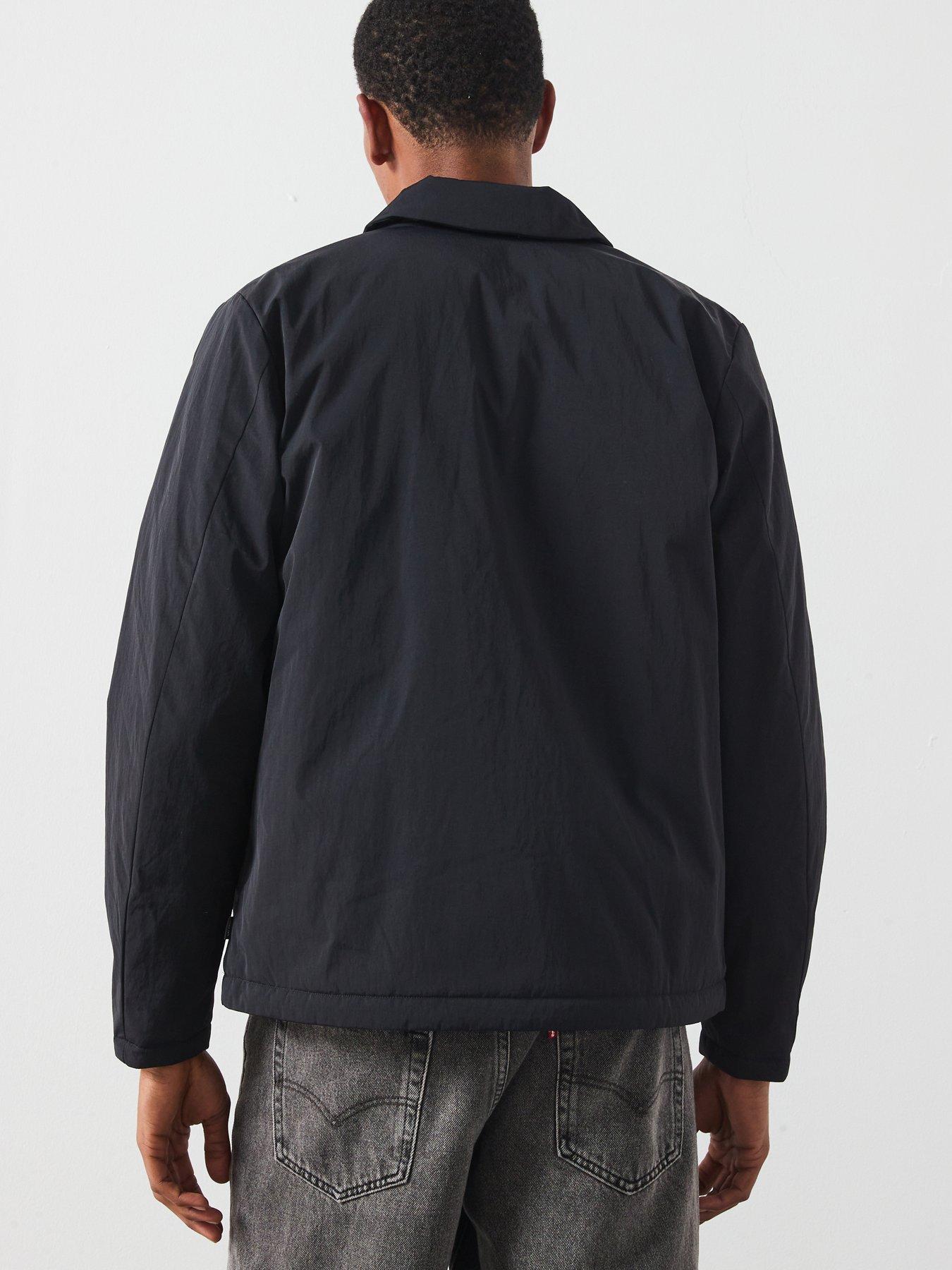 Image 2 of 6 of Les Deux Idris Padded Coach Jacket - Black