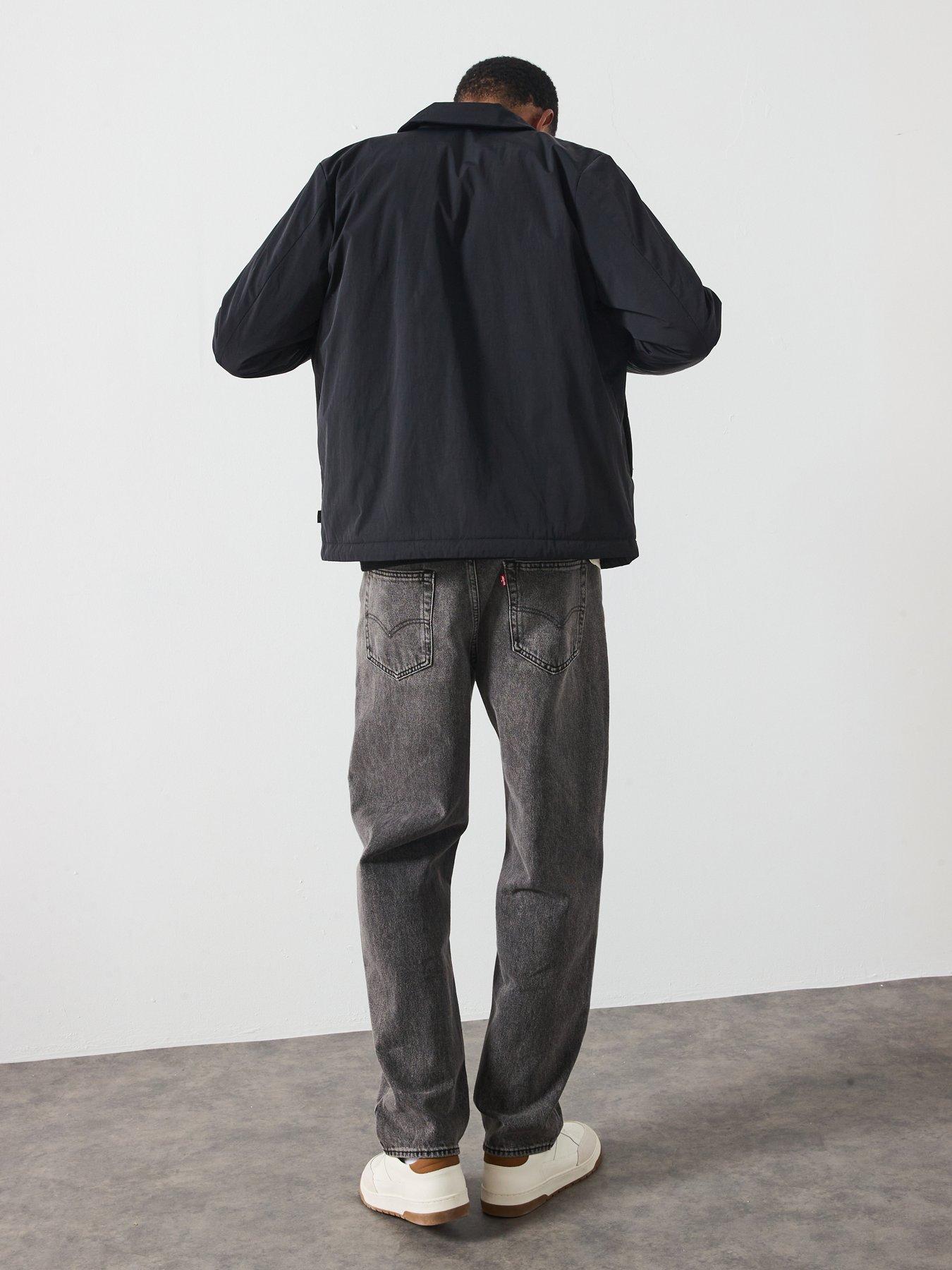 Image 5 of 6 of Les Deux Idris Padded Coach Jacket - Black