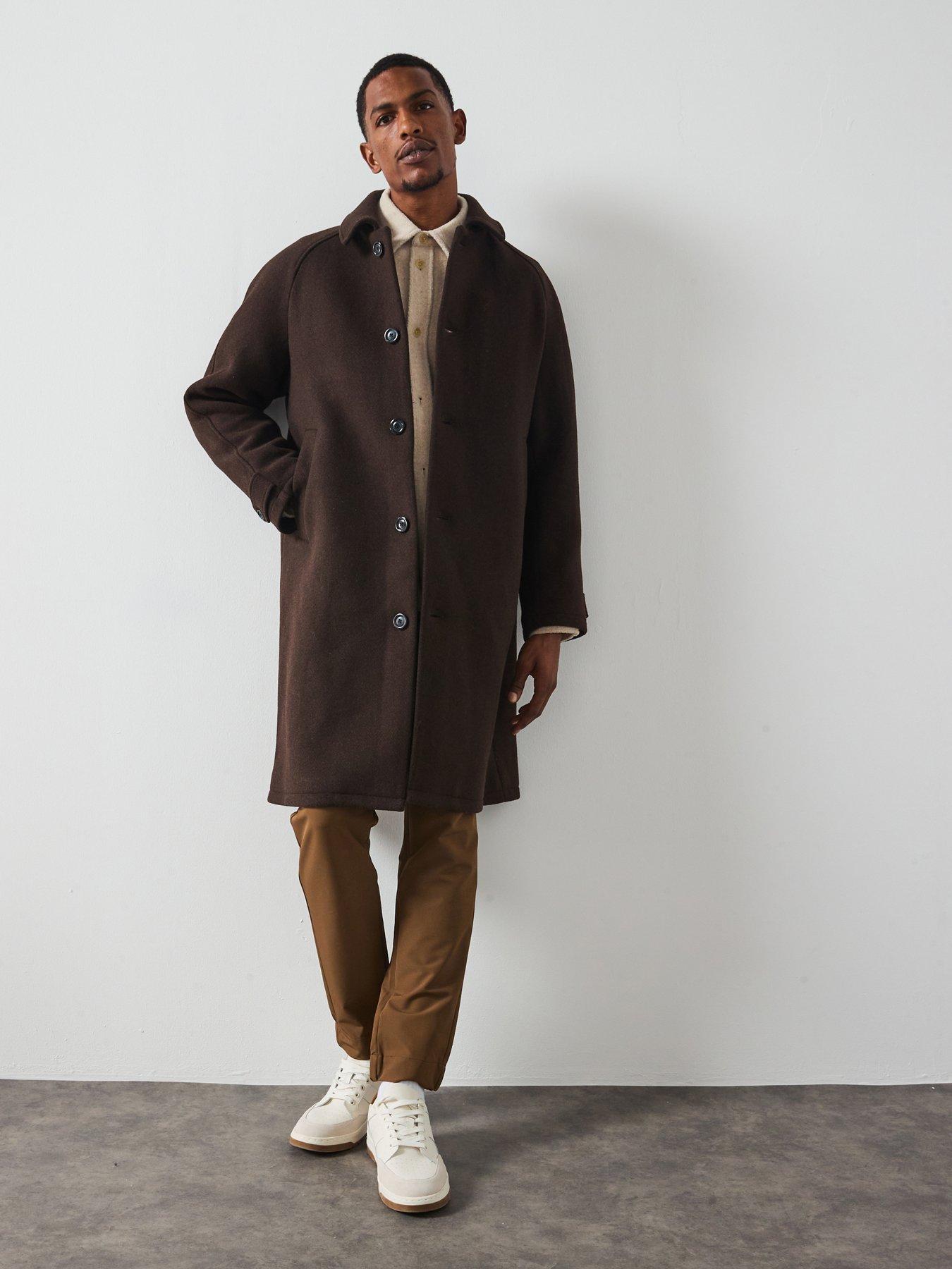 les-deux-michael-solid-wool-overcoat-brownfront